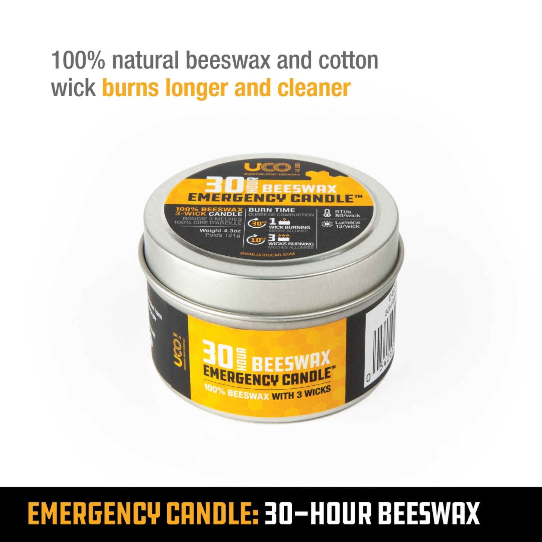 UCO | EMERGENCY CANDLE - Candele d'emergenza a lunga durata