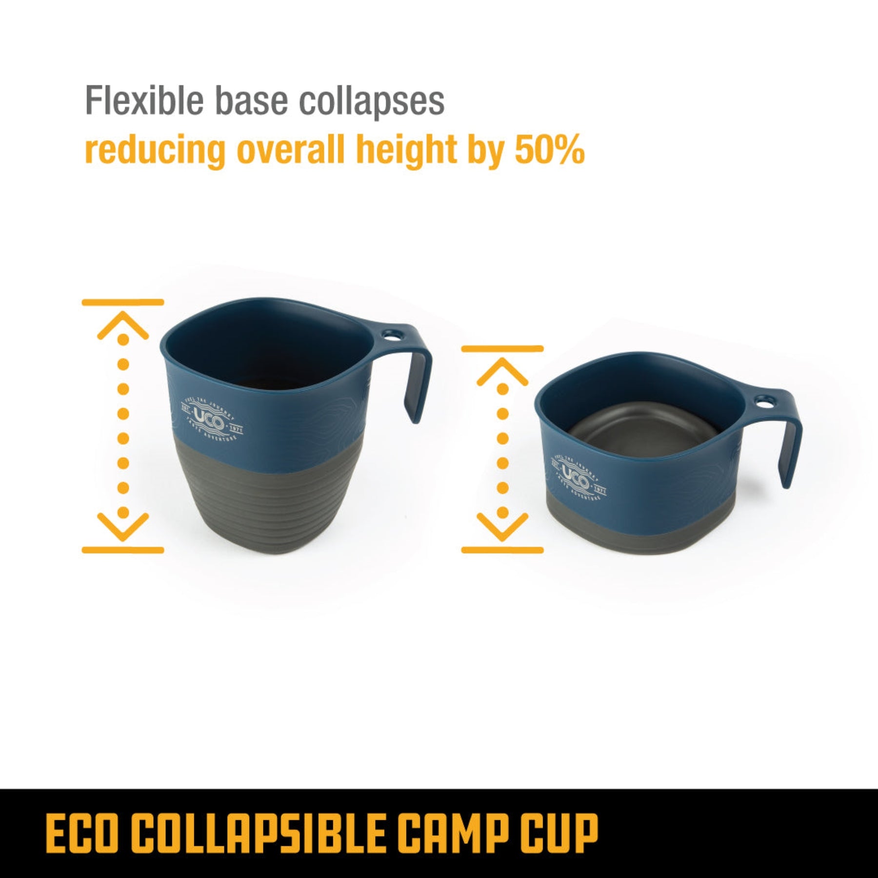 UCO | ECO COLLAPSIBLE CAMP CUP -  Tazza pieghevole ecologica
