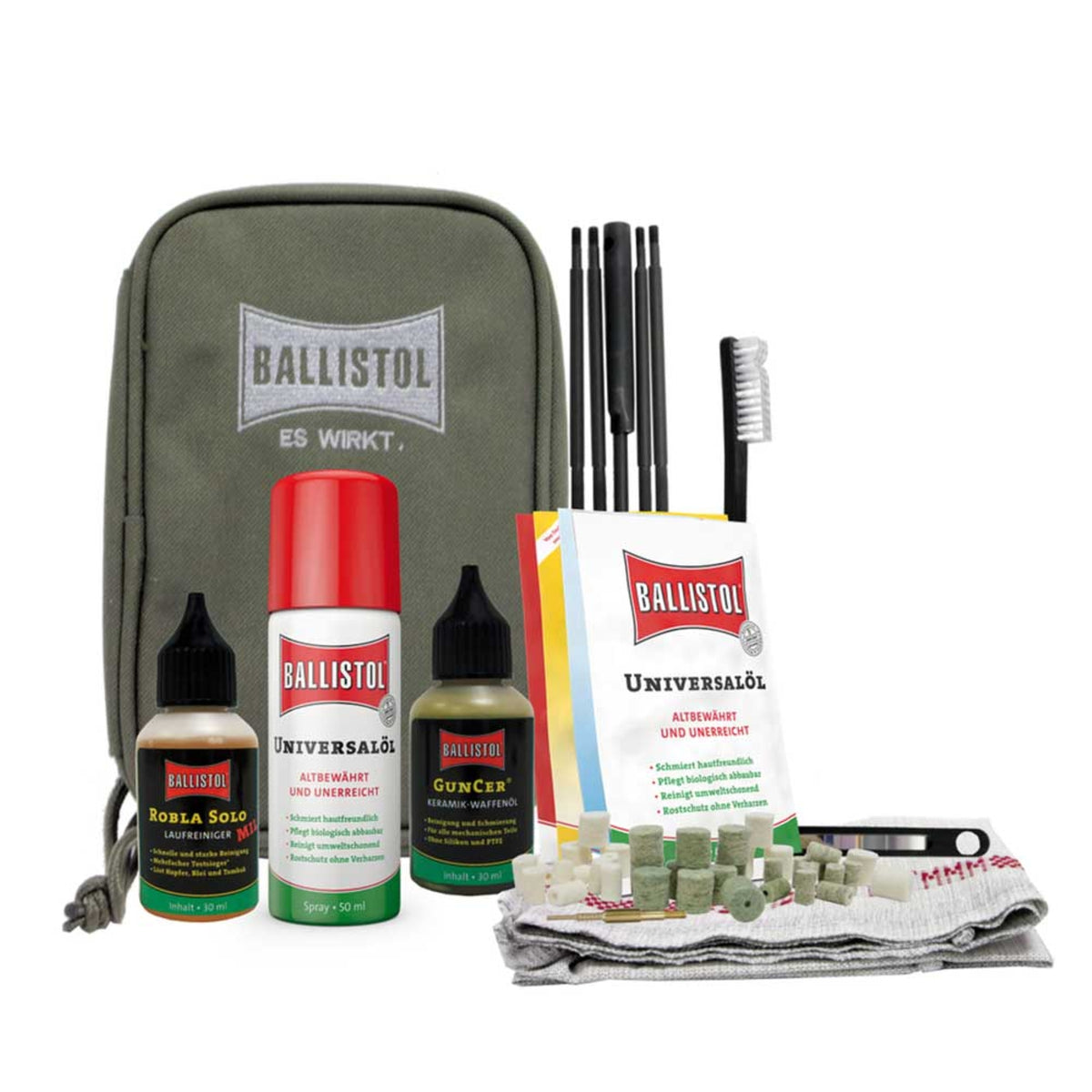 BALLISTOL | KIT MANUTENZIONE ARMI DA VIAGGIO