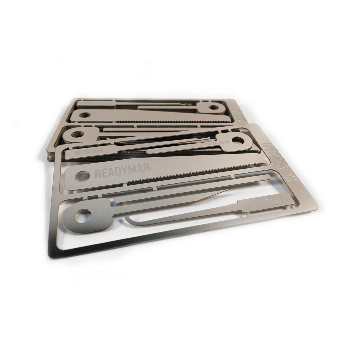 Card READYMAN Hostage Escape con strumenti SERE come sega, grimaldello e utensili di emergenza, kit compatto da sopravvivenza su Backpacco.it