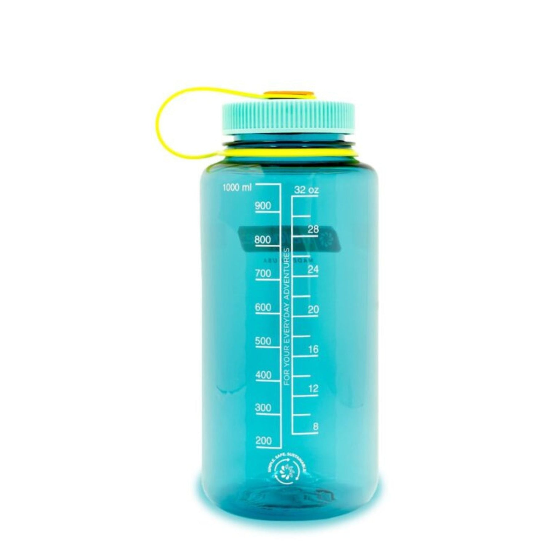 NALGENE | WIDE MOUTH SUSTAIN WATER BOTTLE Cerulean - Borraccia a bocca larga 0.94 L