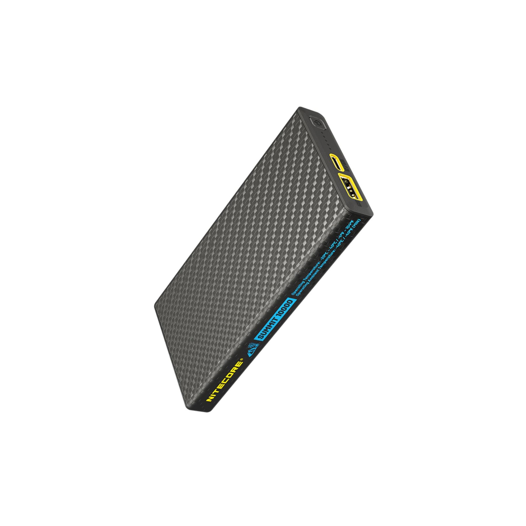 NITECORE | SUMMIT 10000 - Power Bank per temperature estreme in fibra di carbonio