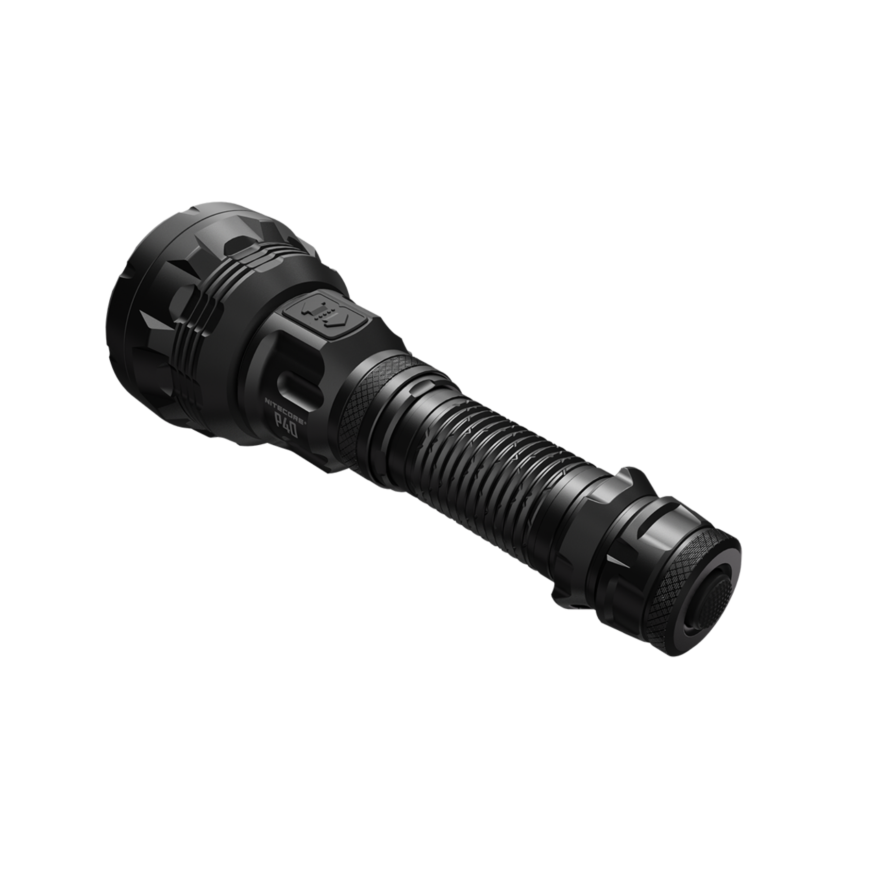 Torcia palmare NITECORE P40 LEP 2000 lumen nera, potente faro a LEP tattico
