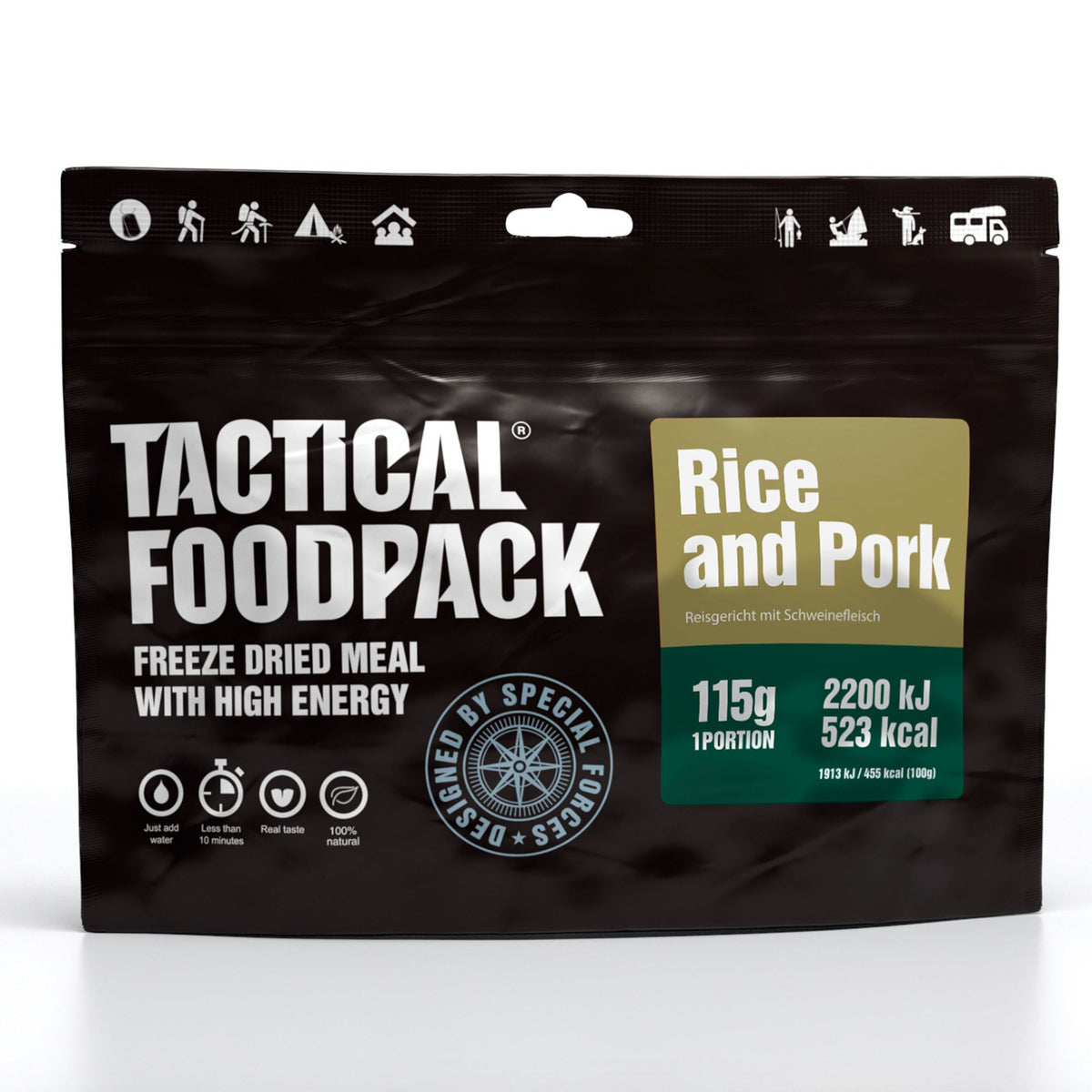 Copia del Tactical Foodpack | Rice and Pork 115g - Riso e maiale