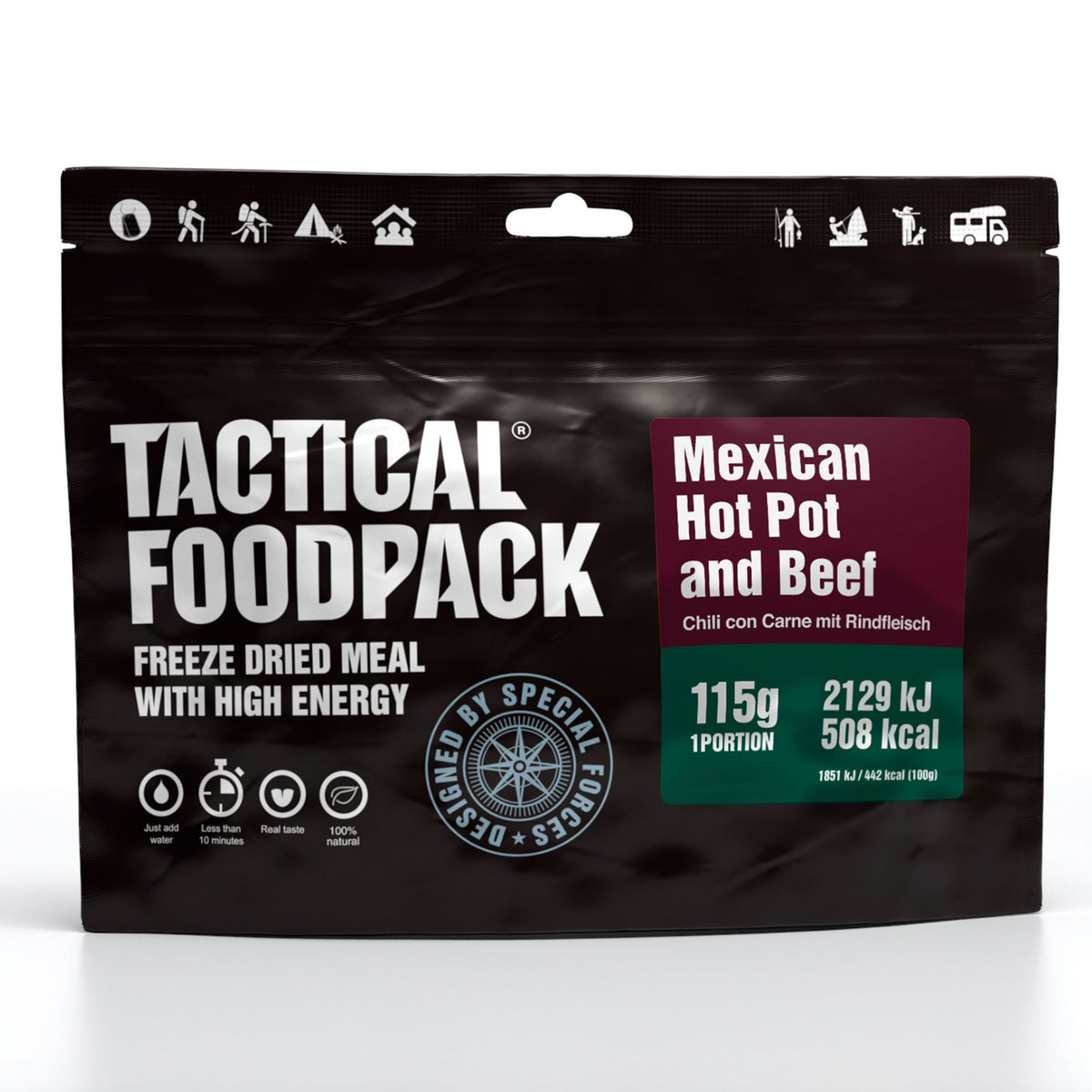 Tactical Foodpack | Mexican Hot Pot and Beef 115g - Spicy Mexican beef stew