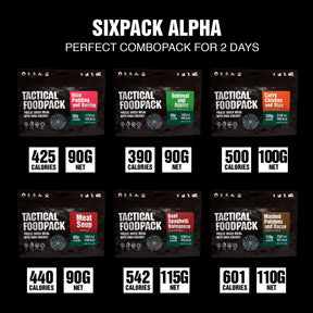 Tactical Foodpack | Tactical Sixpack Alpha 595g - Per escursioni di 2 giorni