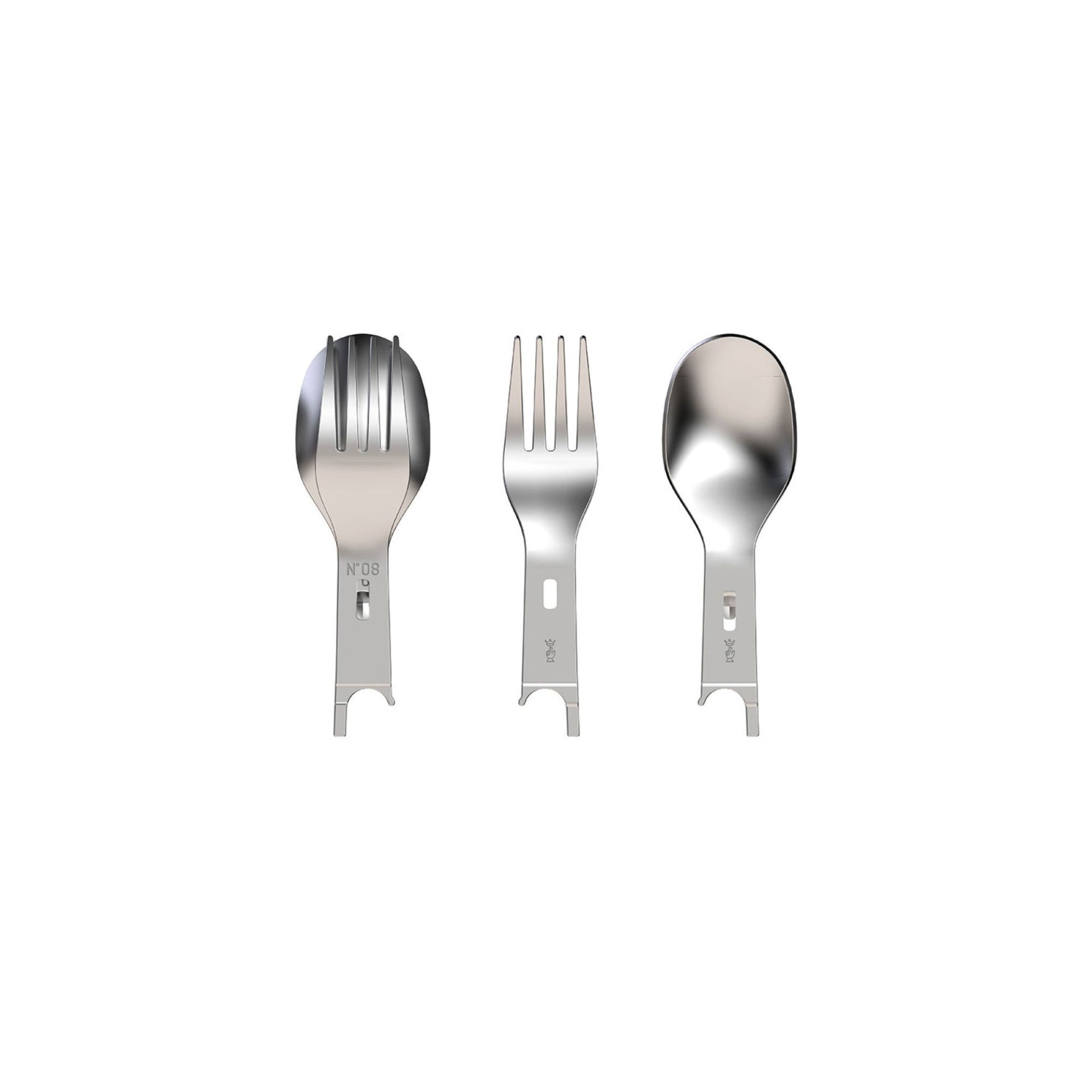 OPINEL | PICNIC+ TOOL - Set di posate per escursionismo (Senza coltello)