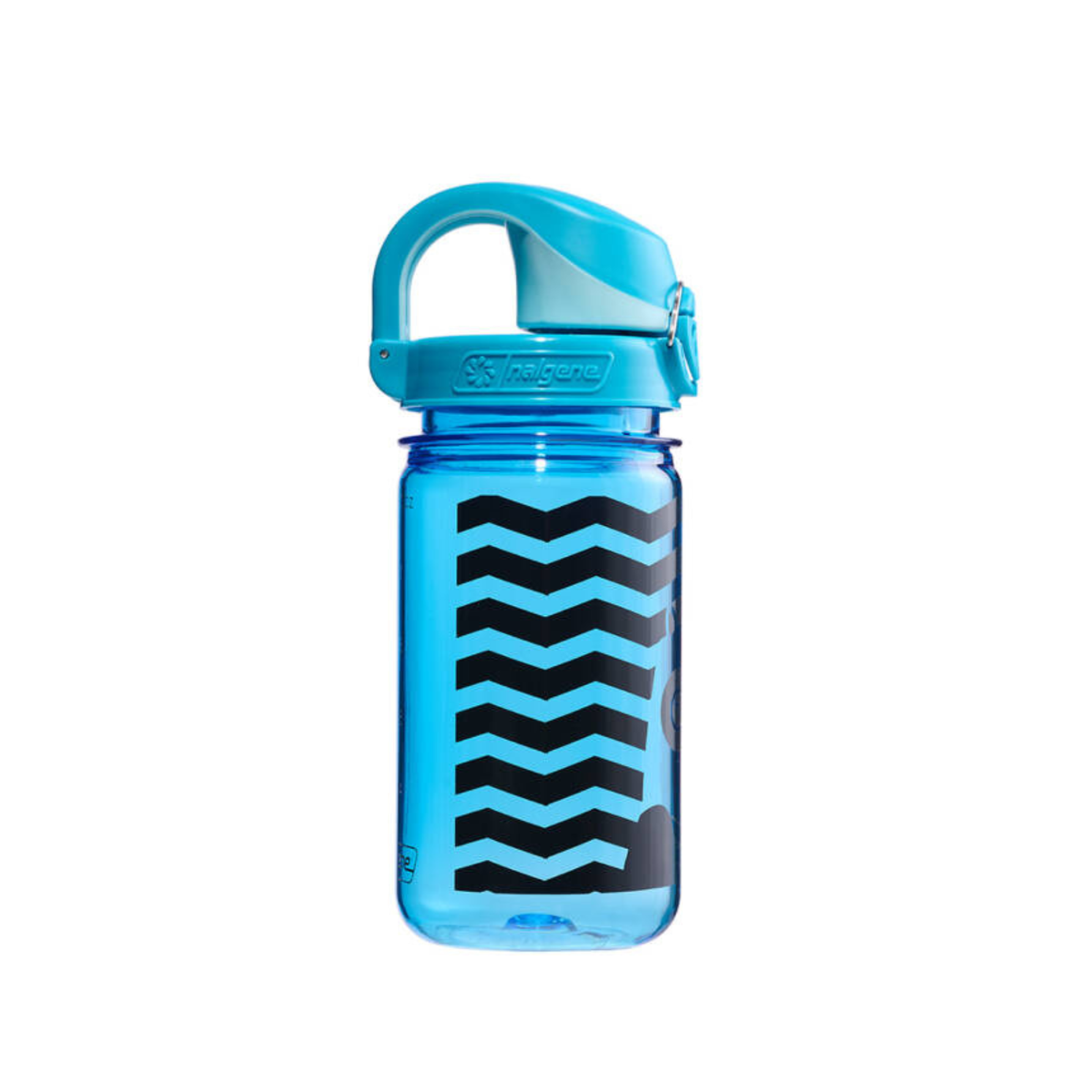 NALGENE KID ON-THE-FLY LOCK-TOP SUSTAIN BOTTLE Borraccia da 350 ml per bambini. Design a prova di perdite con tappo a scatto e blocco, realizzata in Tritan Renew. Ideale per scuola, sport o avventure all'aperto.