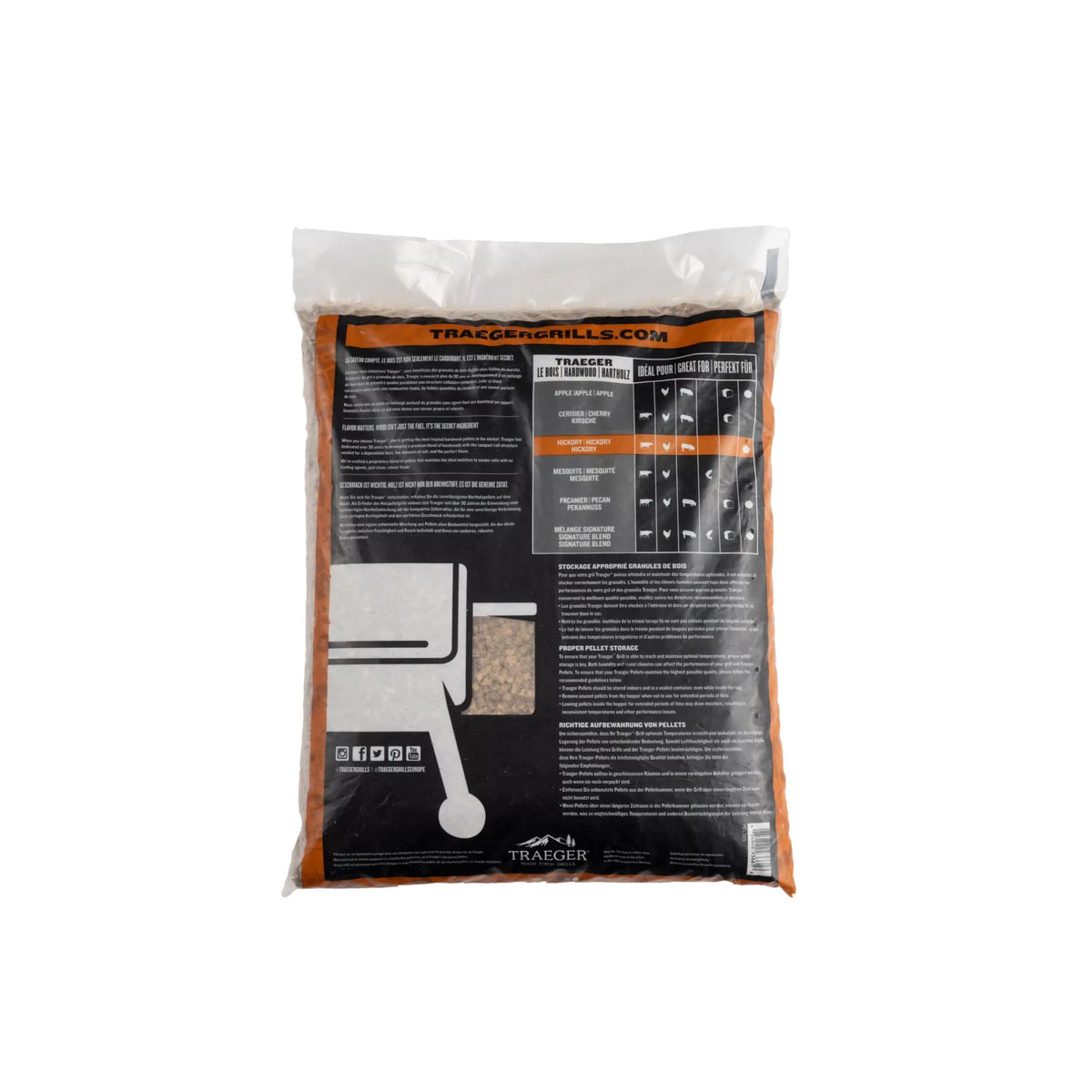 TRAEGER | PELLET 9 KG - HICKORY