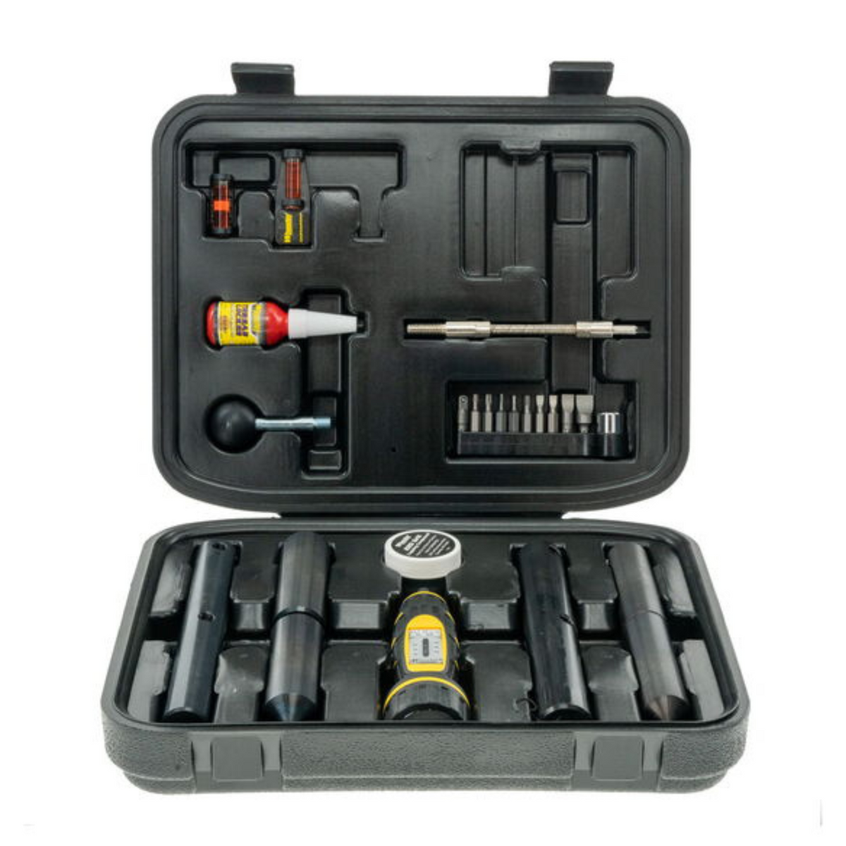 Wheeler Scope Mounting Kit Combo, kit completo per montaggio ottiche e cannocchiali da 1 pollice e 30mm, valigetta nera con attrezzi, lubrificante e livelle per carabina, su backpacco.it