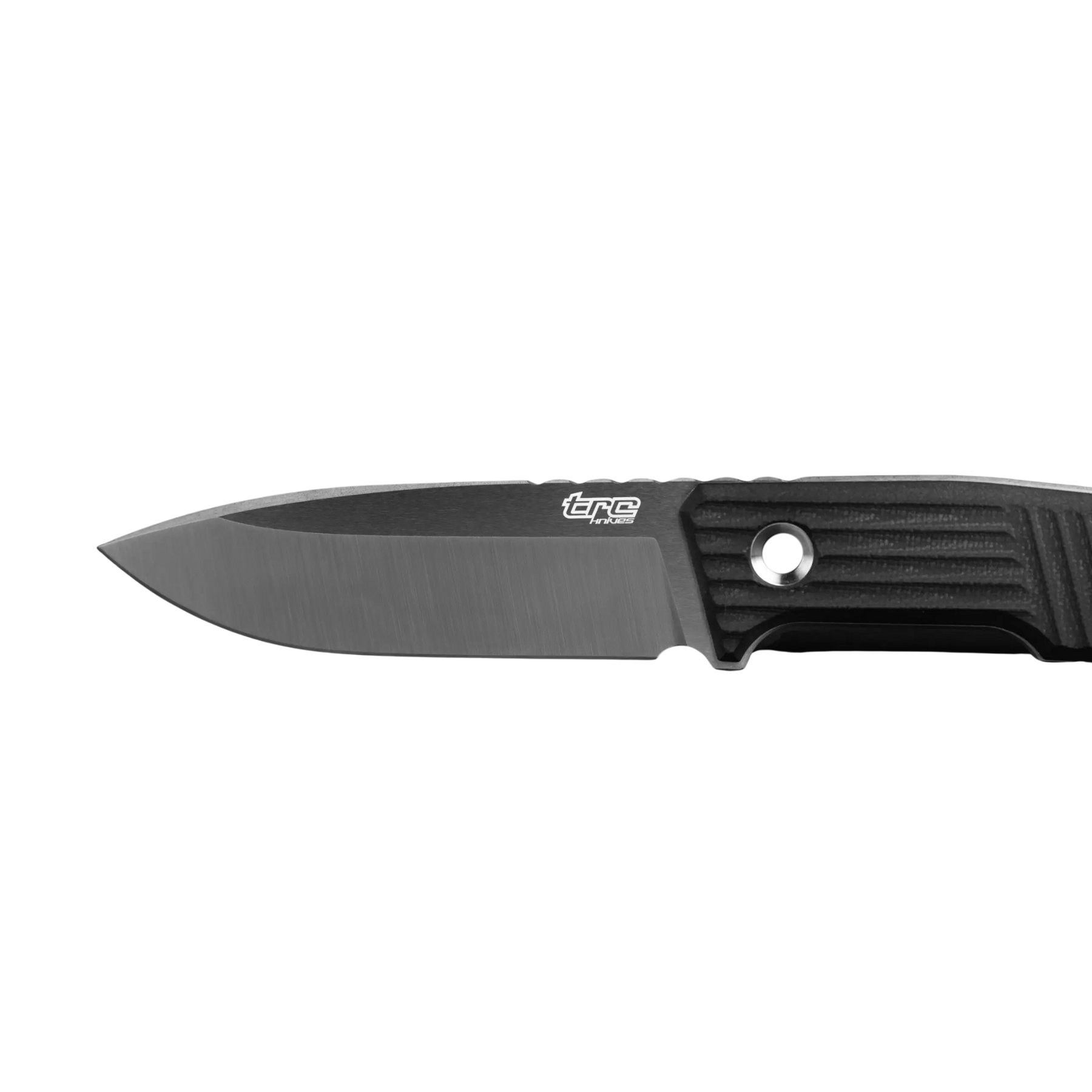 TRC Urban Tactical, coltello a lama fissa compatto con manico in G-10 nero a righe, fodero in Kydex nero, coltello EDC, su backpacco.it