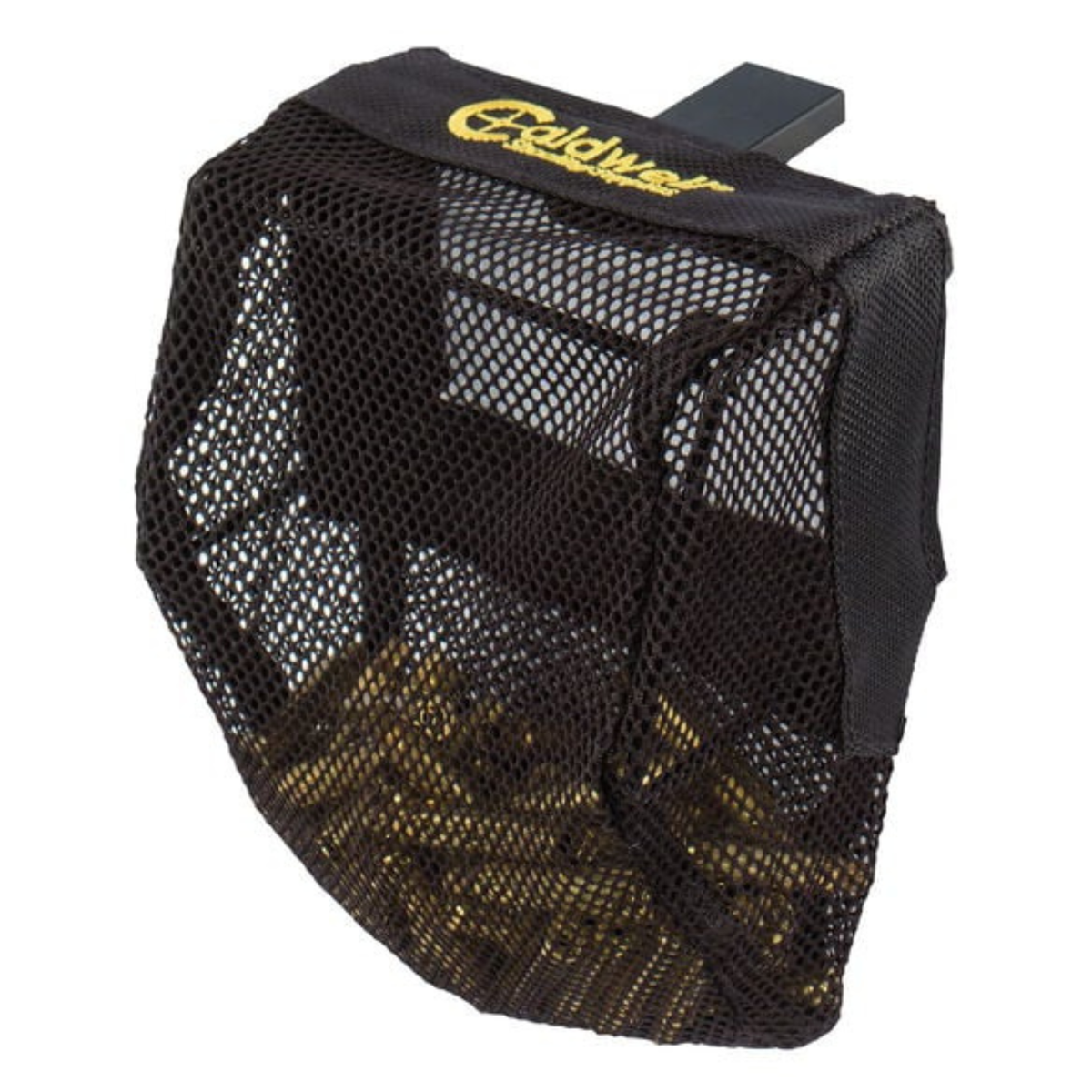 Caldwell AR Pic Rail Brass Catcher, rete nera cattura bossoli in nylon con attacco Picatinny per fucili, accessorio per tiro sportivo e ricarica munizioni, SU BACKPACCO.IT