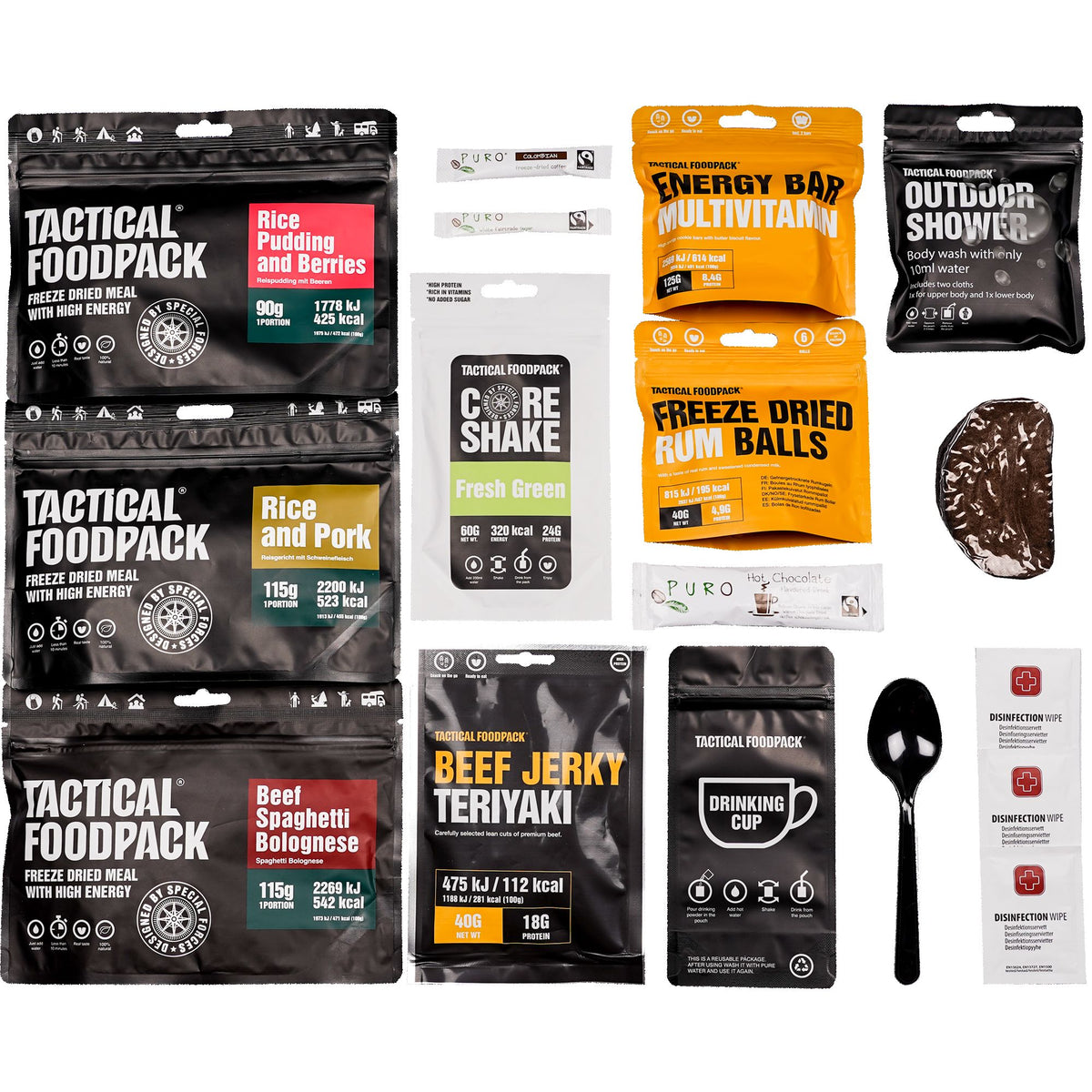 Tactical Foodpack | 3 Meal Ration HOTEL 747g