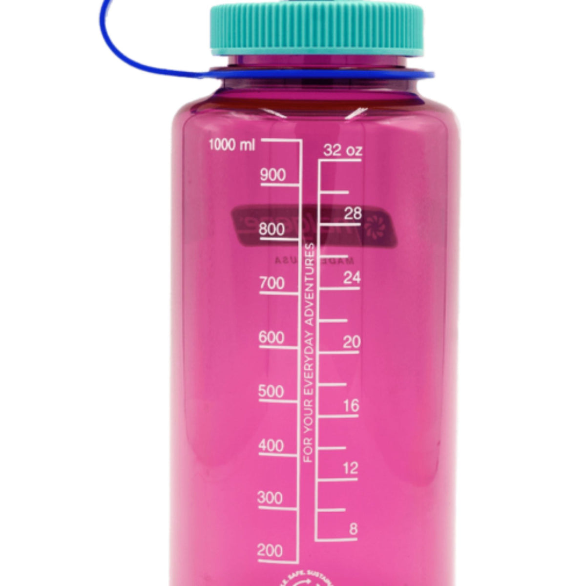 NALGENE | WIDE MOUTH SUSTAIN WATER BOTTLE Eletric Magenta- Borraccia a bocca larga 0.90 L