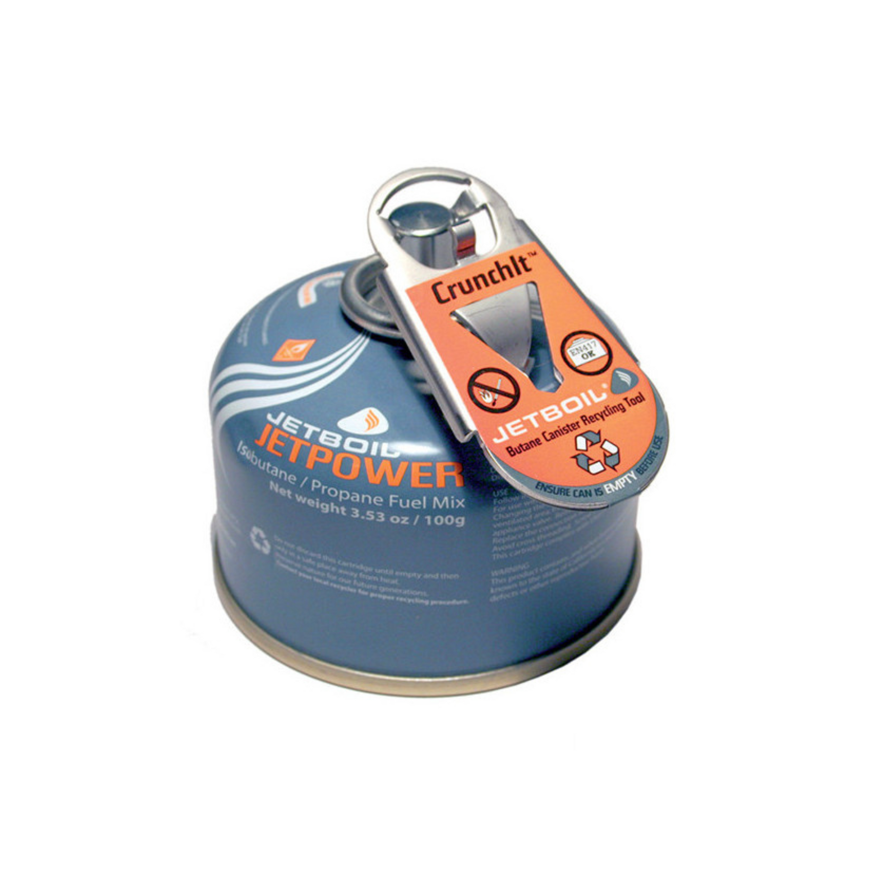 JETBOIL | CRUNCHIT - Apri cartuccia del gas