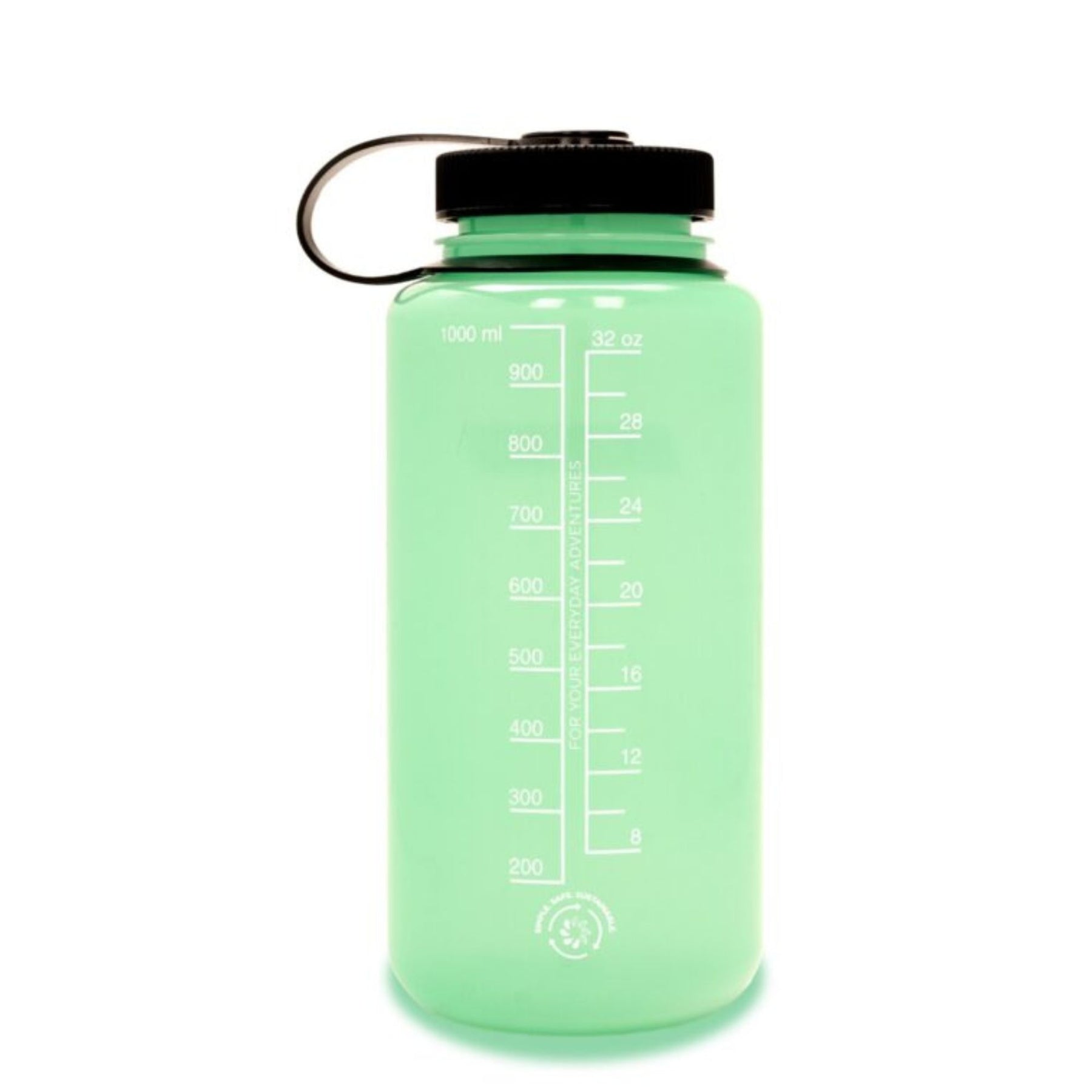 NALGENE | WIDE MOUTH SUSTAIN WATER BOTTLE Glow Green - Borraccia a bocca larga 0.94 L