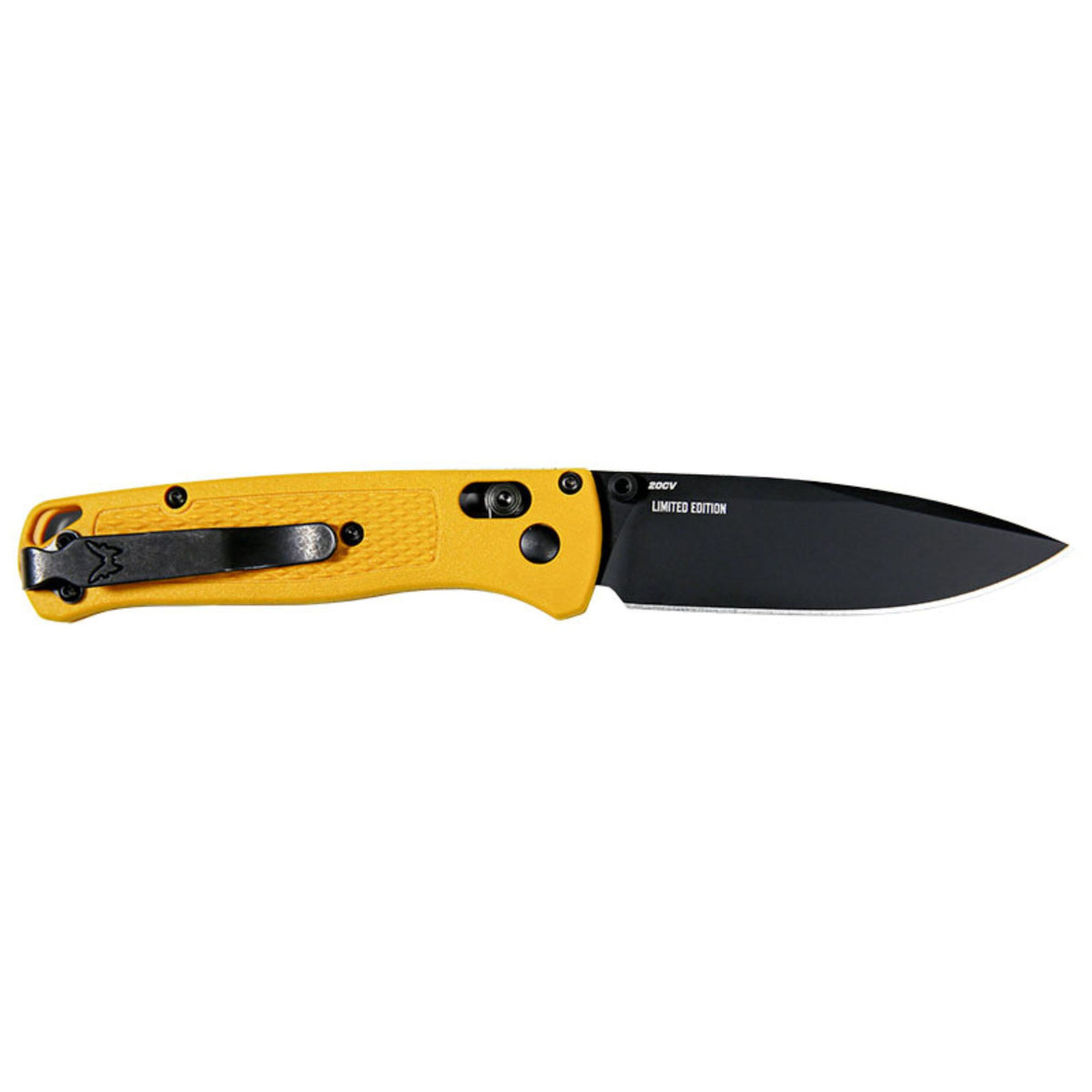BENCHMADE | BUGOUT x WORK SHARP AMBER YELLOW LIMITED - Coltello chiudibile EDC