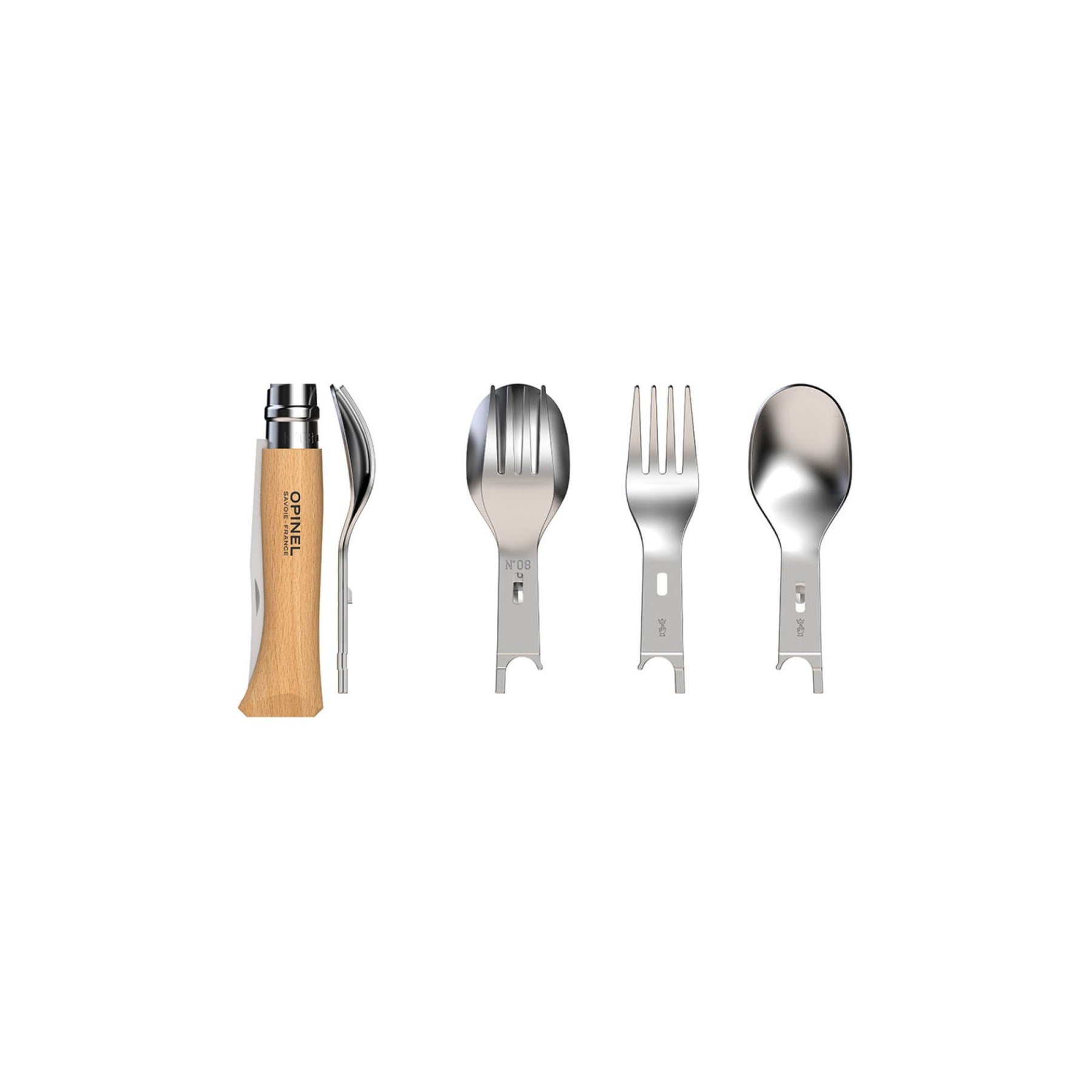OPINEL | PICNIC+ - Set di posate per escursionismo