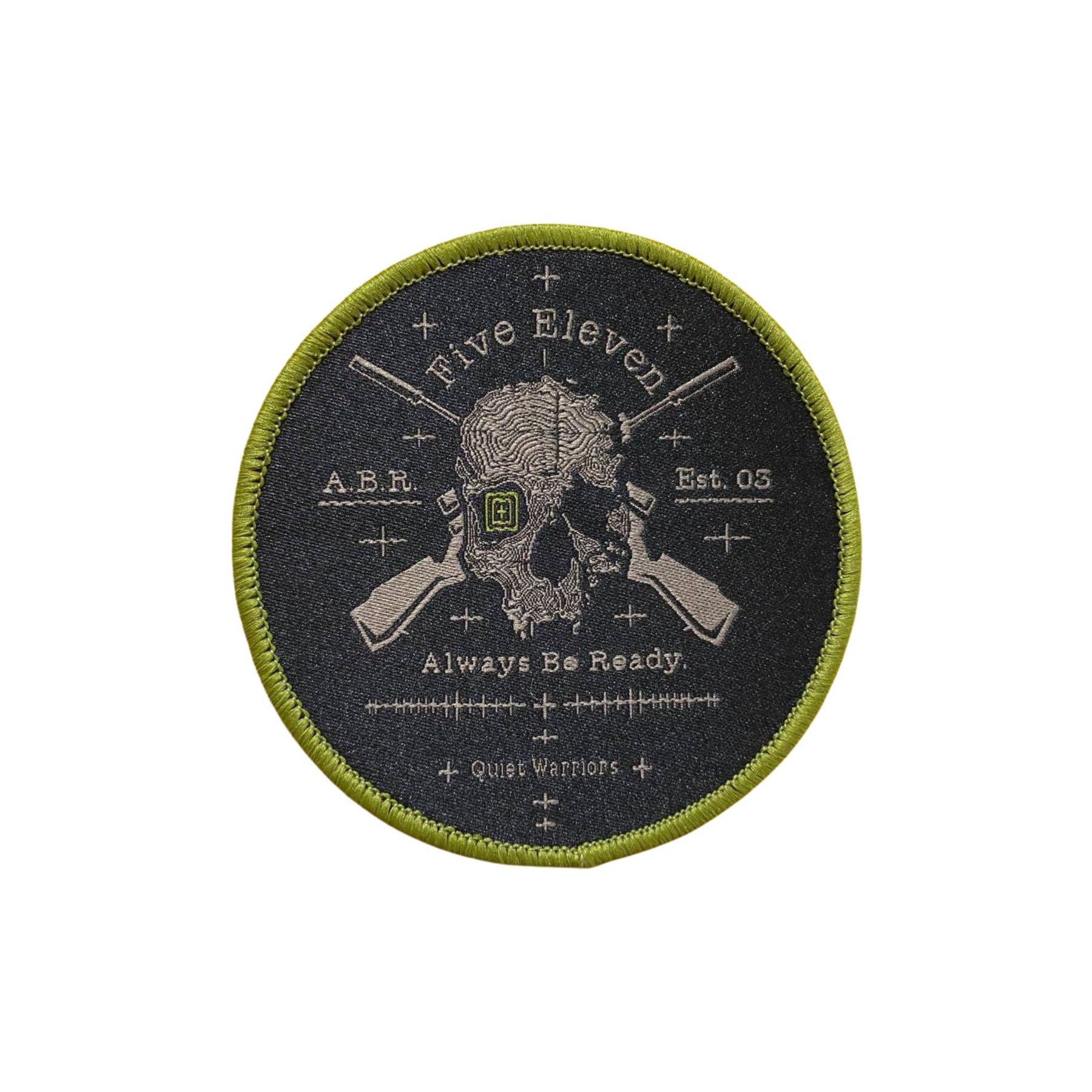 PATCH VELCRO 5.11 - QUIET WARRIOR ricamata