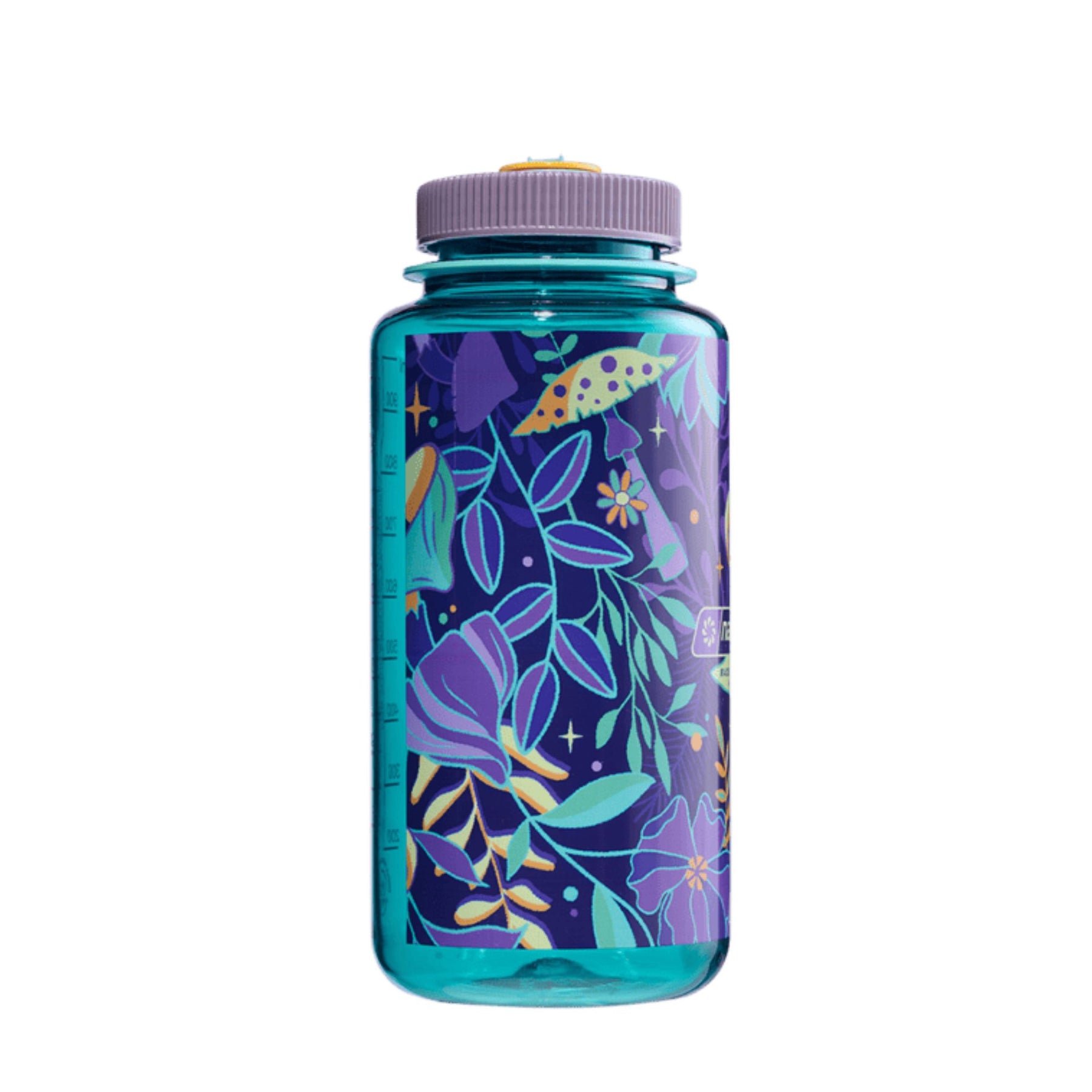NALGENE | WIDE MOUTH PSYCHEDELIC BOTANICAL PRINT Mushrooms- Borraccia a bocca larga 0.94 L edizione limitata