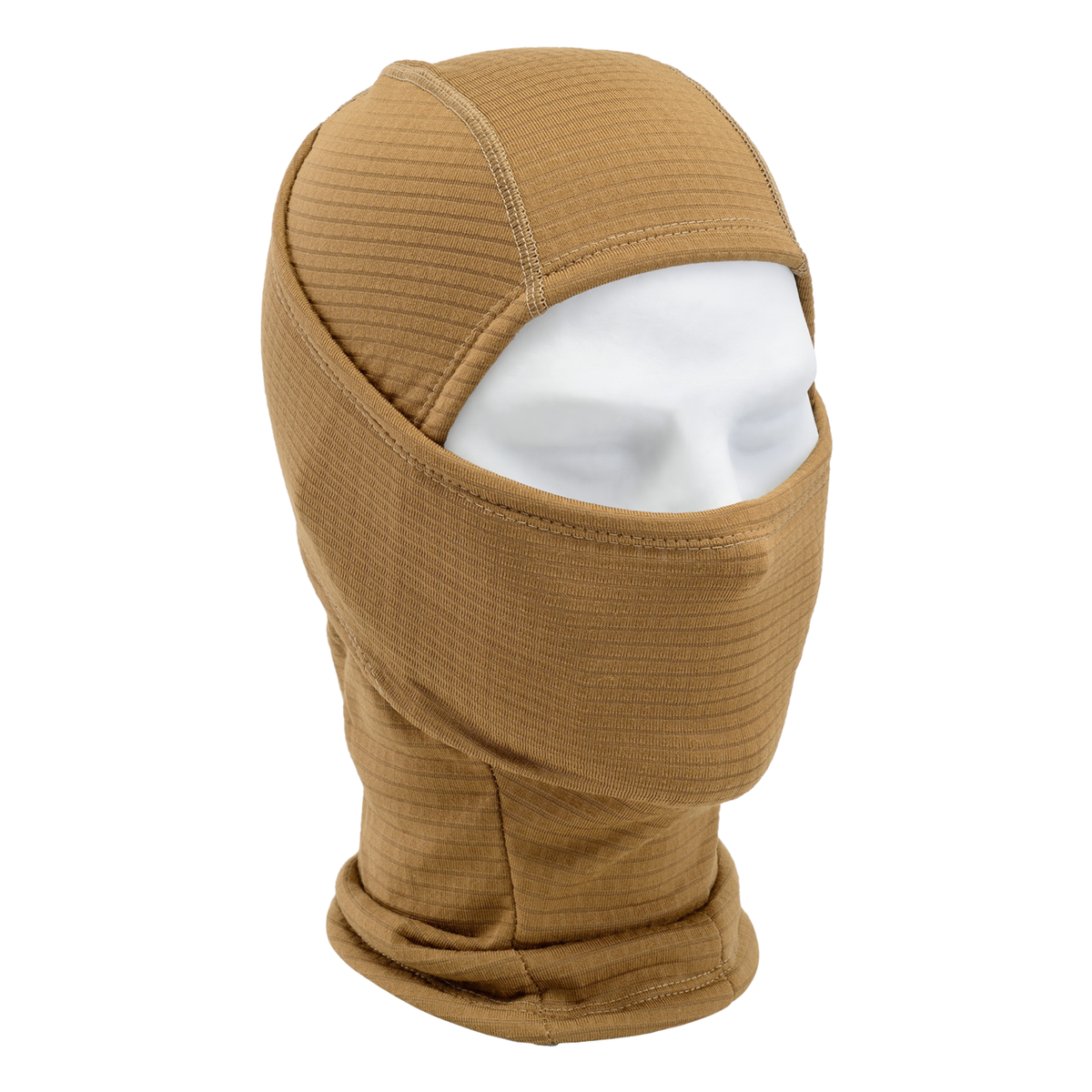 Balaclava o collare termico multifunzione Defcon 5, realizzata in tessuto traspirantee antivento con trama ripstop/waffle, per protezione dal freddo in attività tattiche, militari e outdoor
