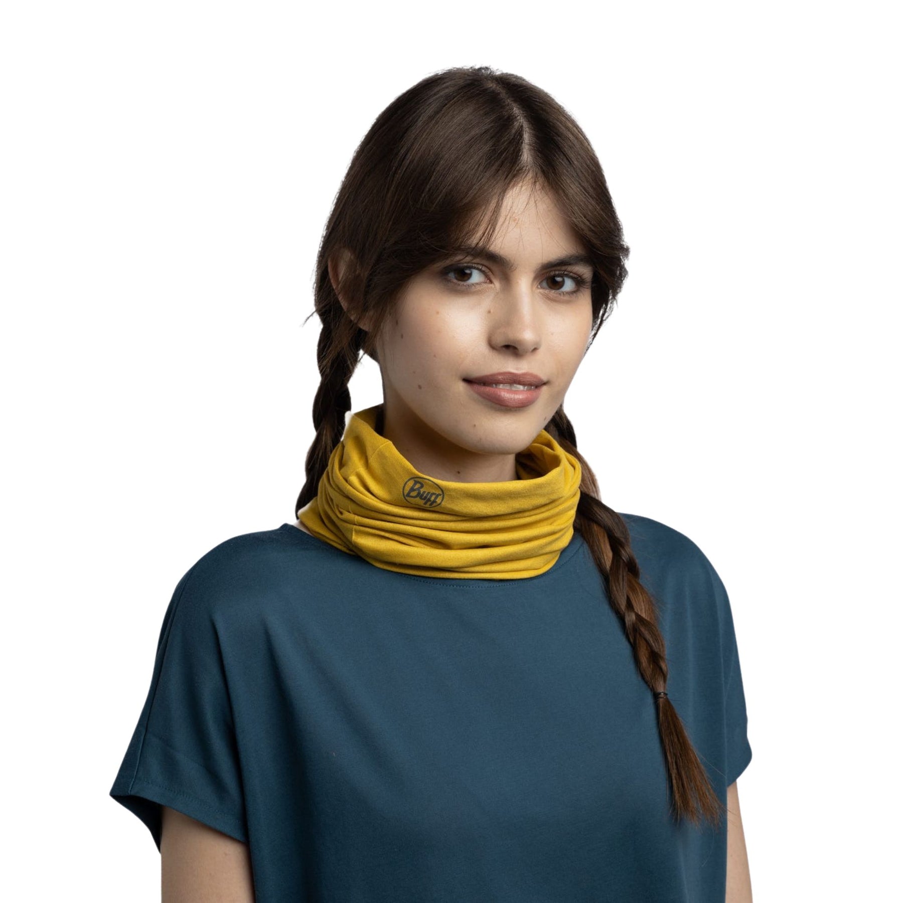 BUFF | COOLNET UV NECKWEAR - SOLID MAIZE - Scaldacollo con protezione solare