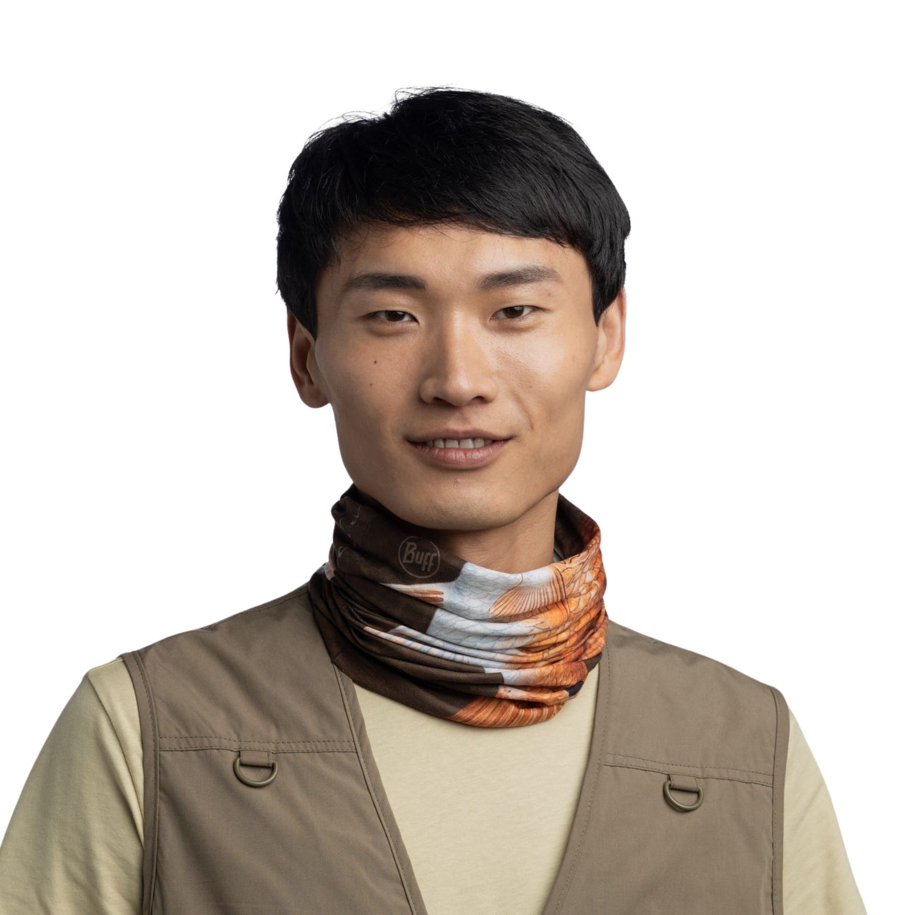 BUFF | COOLNET UV NECKWEAR - ABACHAR REDFISH BROWN - Scaldacollo con protezione solare