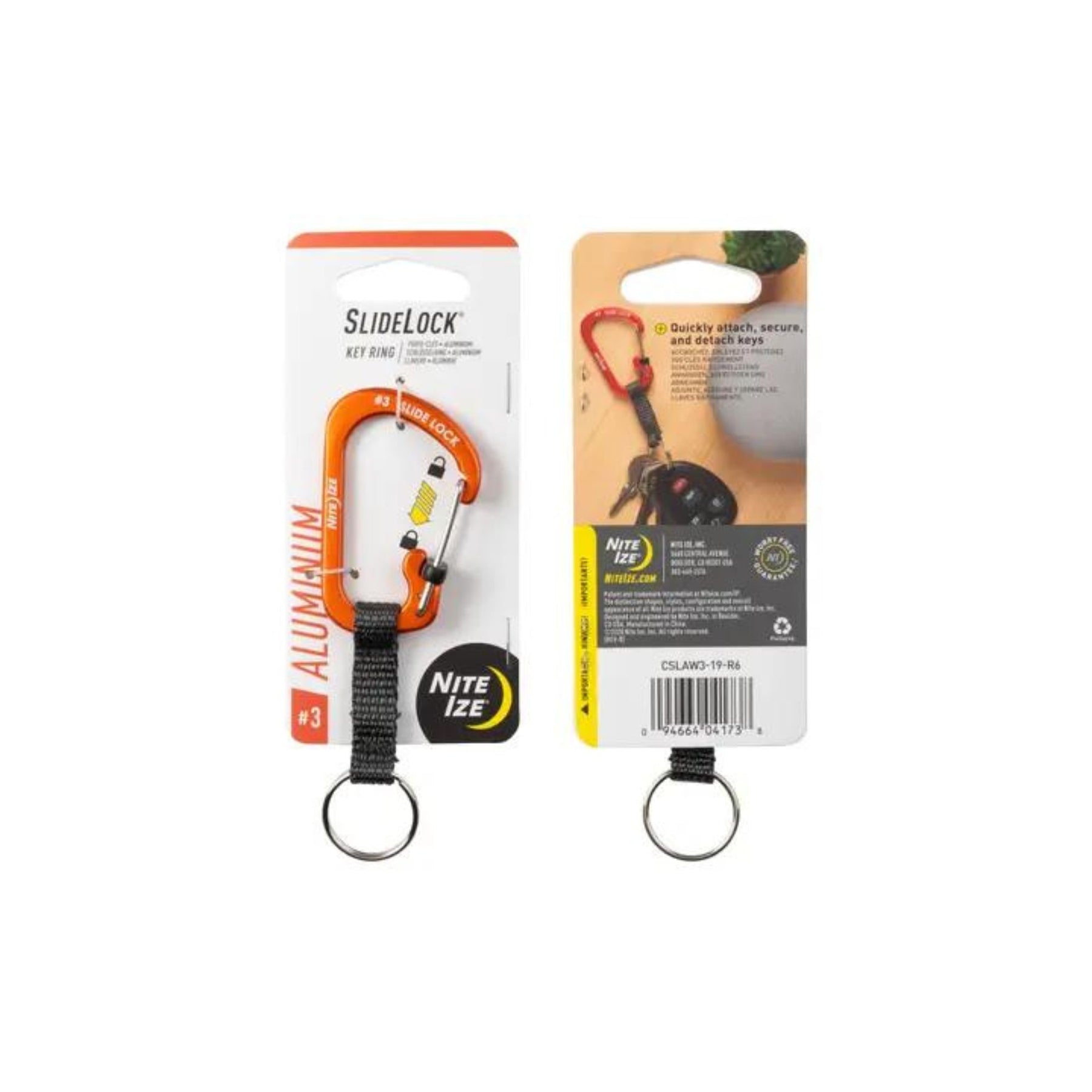 NITE IZE | SLIDELOCK KEY RING - Portachiavi
