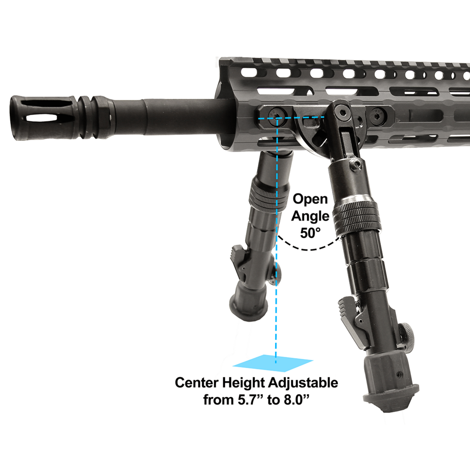 UTG | M-LOK RECON FLEX BIPOD - Bipiede M-LOK