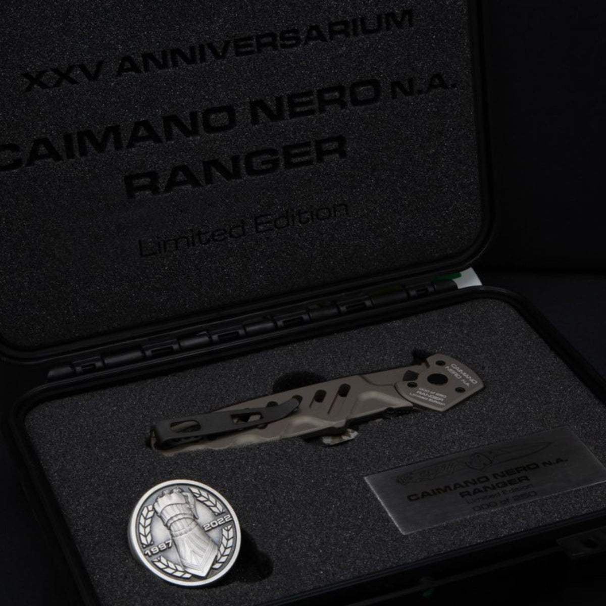 EXTREMA RATIO | CAIMANO NERO N.A. RANGER XXV ANNIVERSARIUM LIMITED EDITION