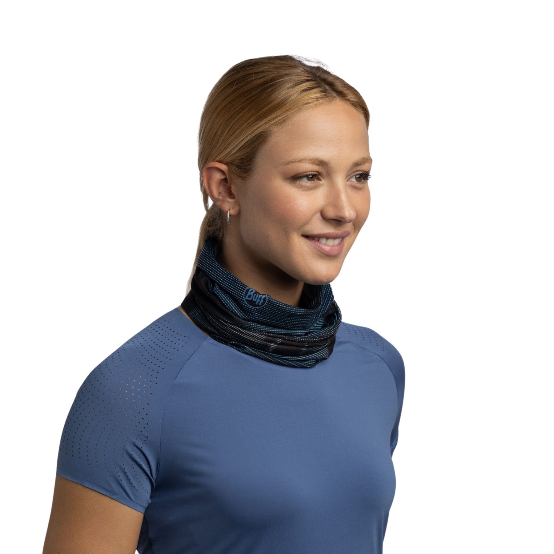 BUFF | COOLNET UV NECKWEAR - MALC NIGHT BLUE - Scaldacollo con protezione solare
