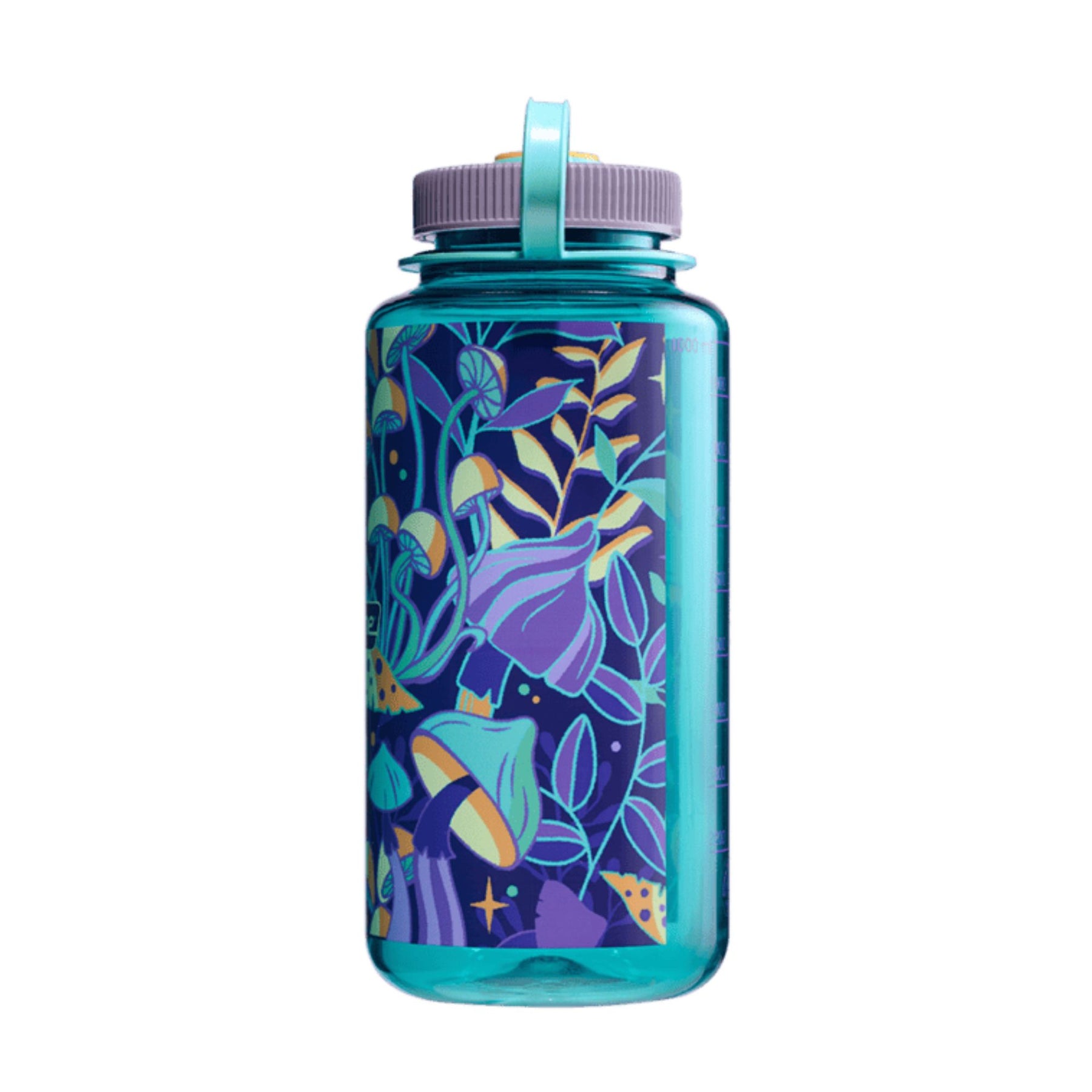 NALGENE | WIDE MOUTH PSYCHEDELIC BOTANICAL PRINT Mushrooms- Borraccia a bocca larga 0.94 L edizione limitata