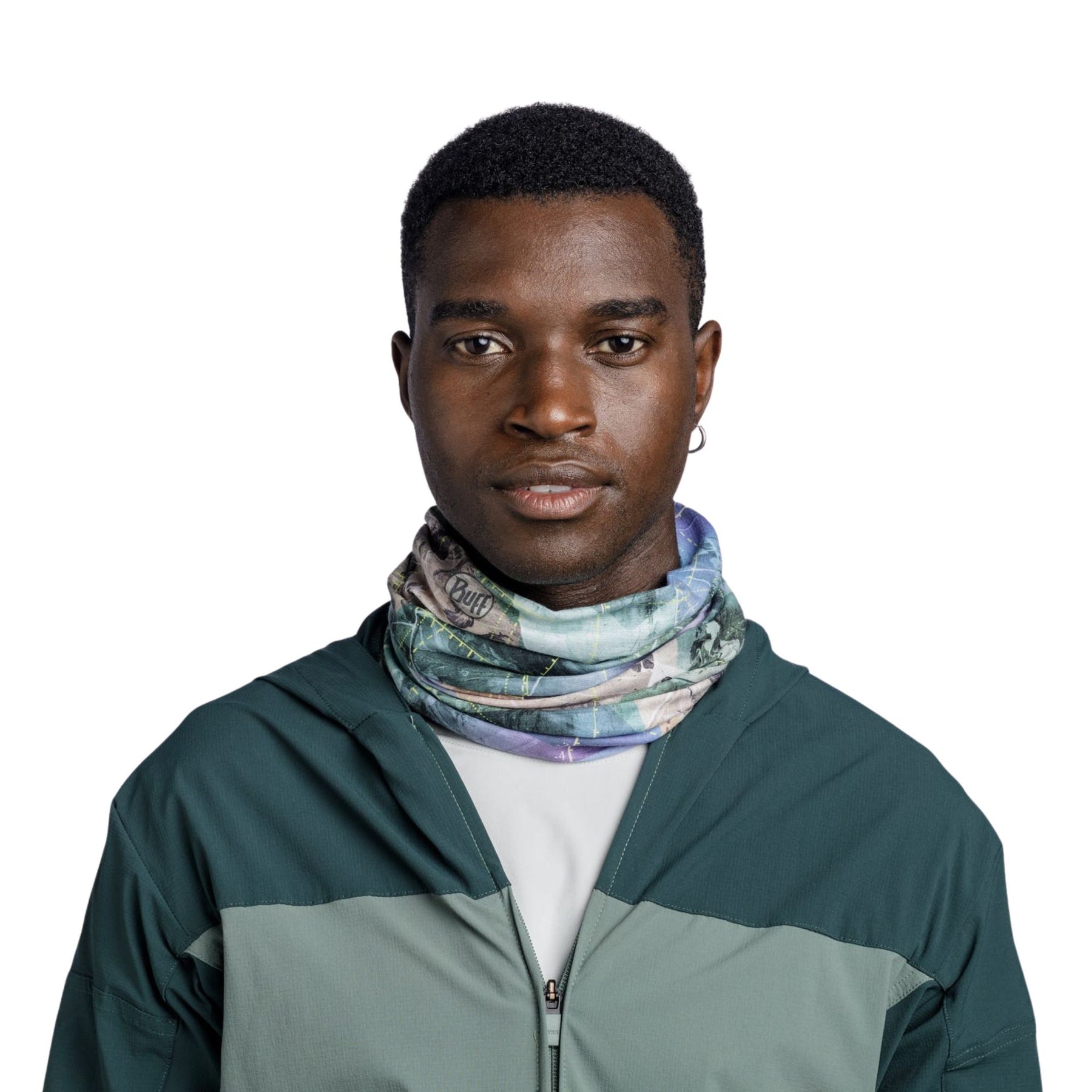 BUFF | COOLNET UV NECKWEAR - GREEN CAMPAST - Scaldacollo con protezione solare