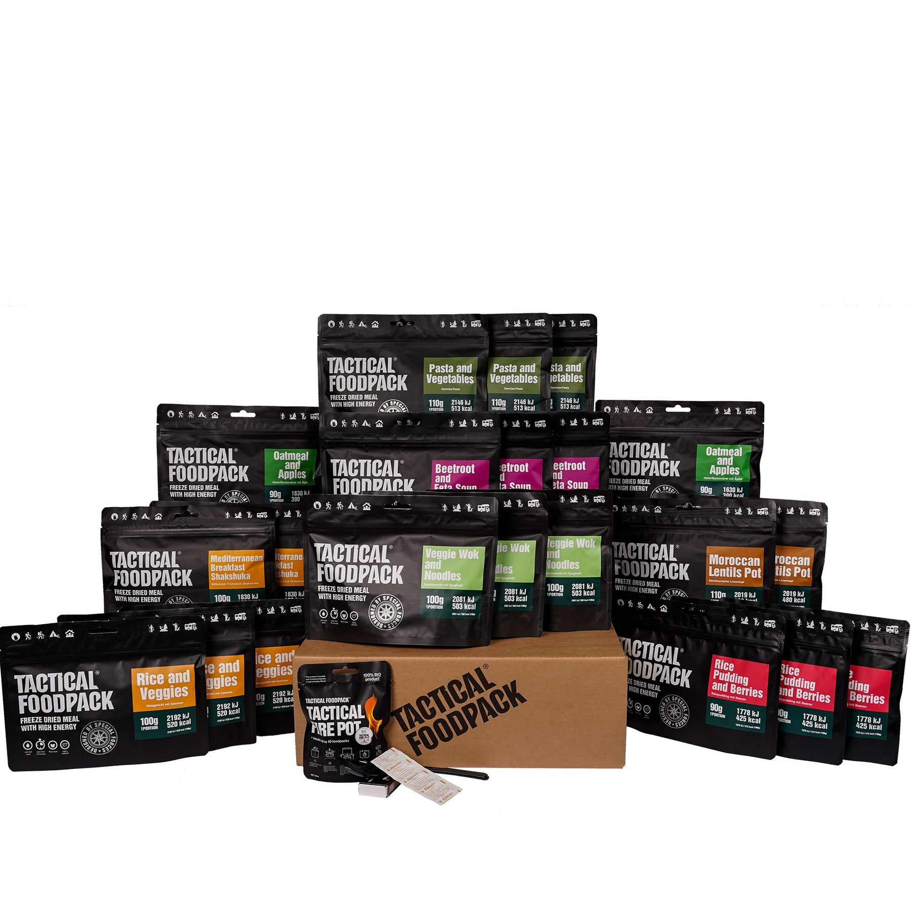Tactical Foodpack | SOS Without Meat 2100g - Menù vegetariano