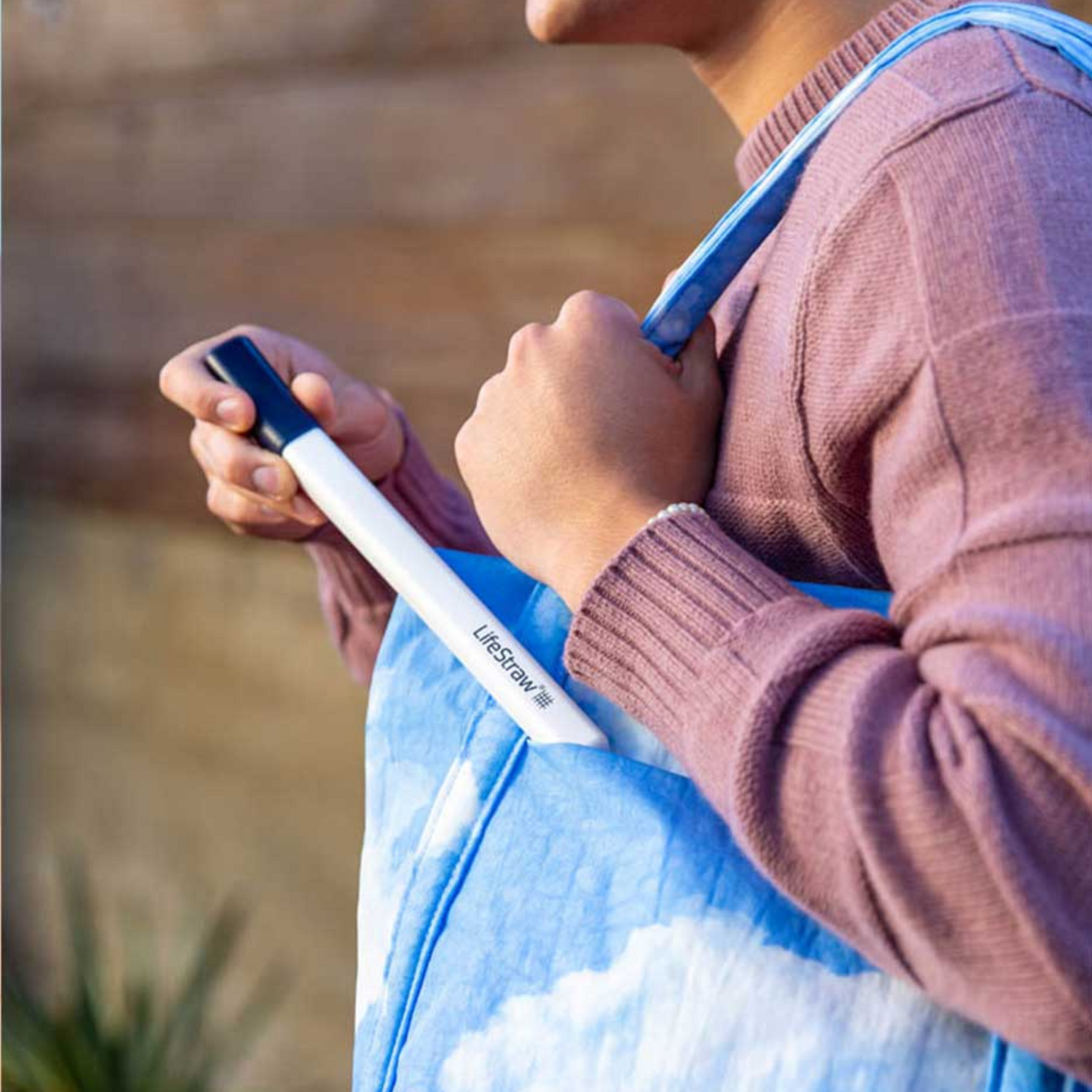 Cannuccia filtrante LifeStraw SIP in acciaio inox per escursioni, viaggi e outdoor - disponibile su backpacco.it