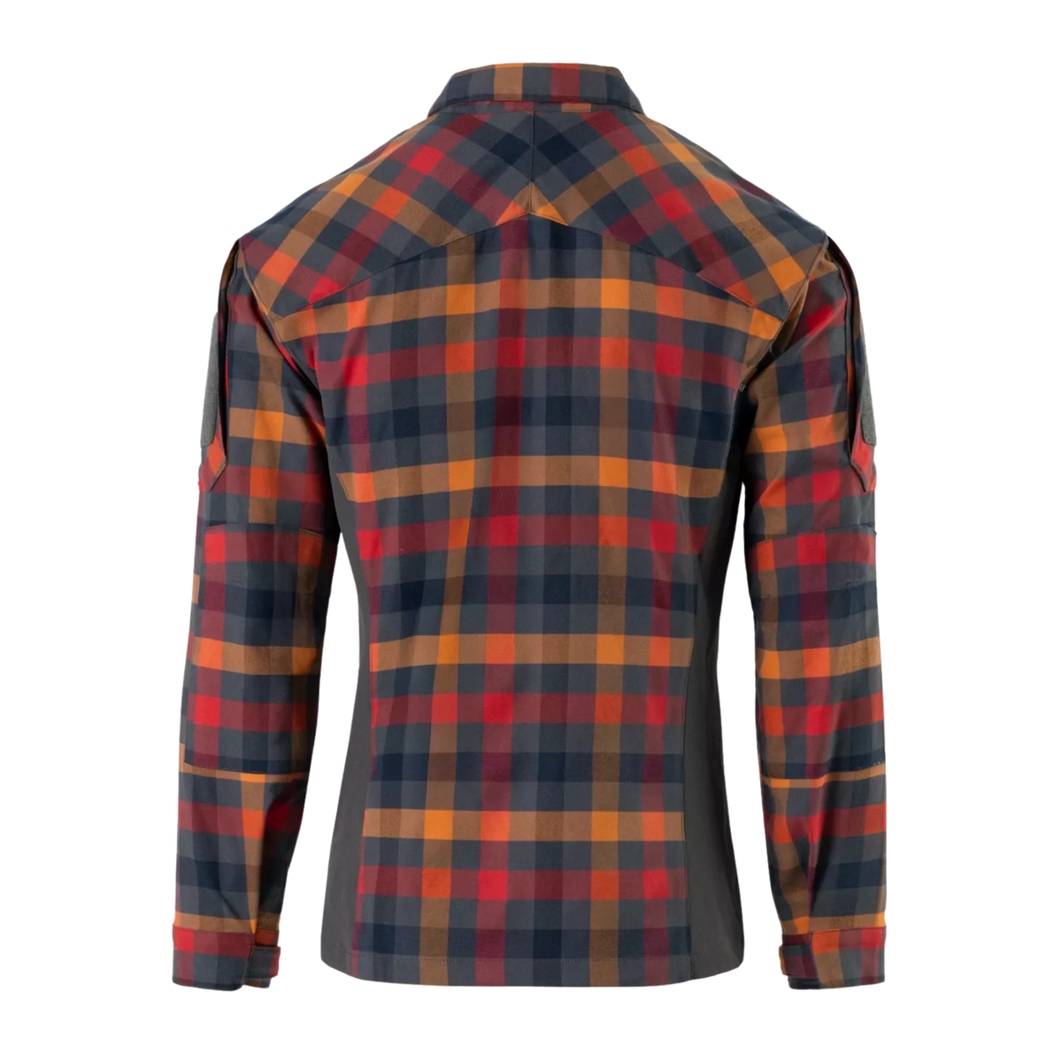 Camicia tattica a maniche lunghe Helikon-Tex MBDU Shirt, parte della linea Modern Battle Dress Uniform (MBDU), dotata di pannelli in velcro sulle maniche e tasche per equipaggiamento, design ibrido per il massimo comfort operativo