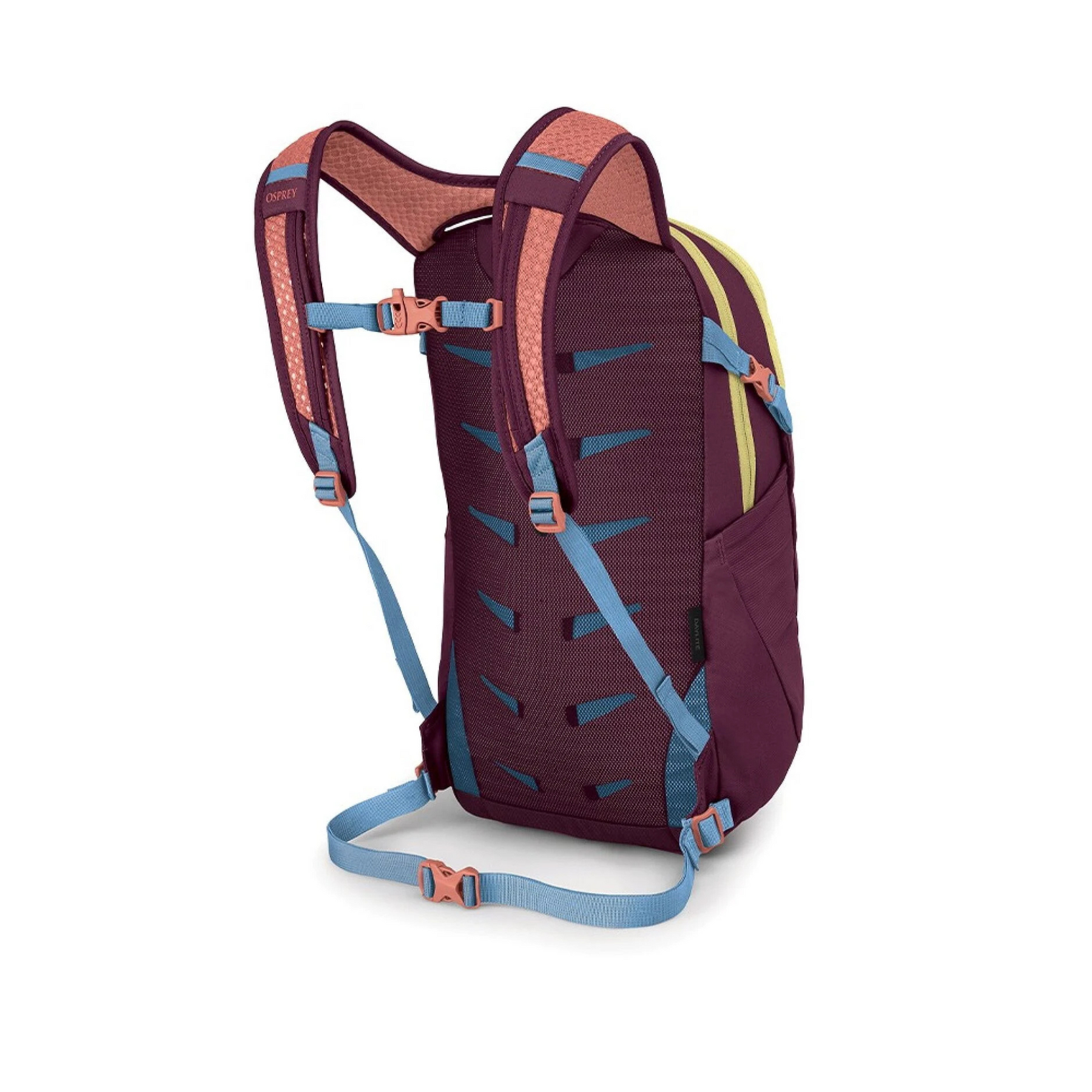 Zaino Osprey Daylite da 13 litri, compatto e leggero con spallacci imbottiti e traspiranti, doppio scomparto con zip e cinturino pettorale, ideale per escursioni, viaggi e uso quotidiano, su backpacco.it
