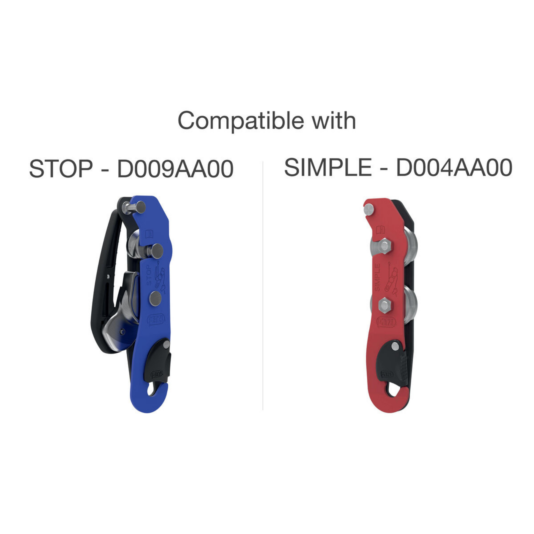 PETZL | FREINO Z - Moschettone per discensori STOP e SIMPLE con rimando di frenaggio