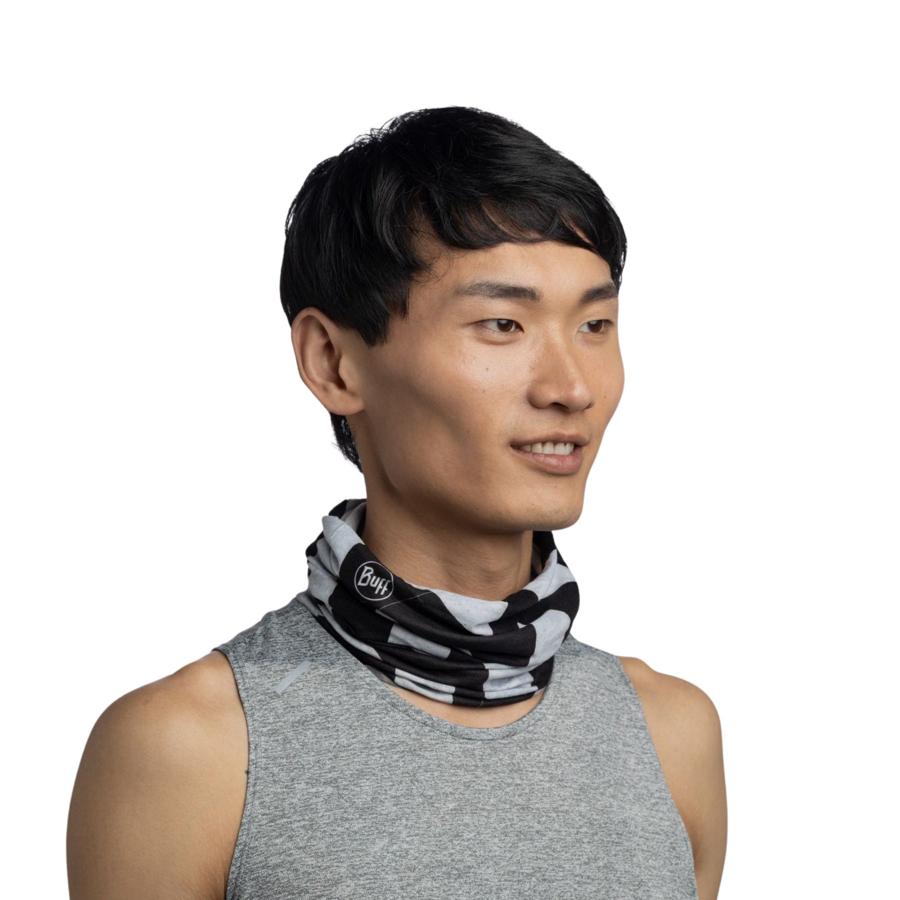 BUFF | COOLNET UV NECKWEAR - AKTIK BLACK - Scaldacollo con protezione solare
