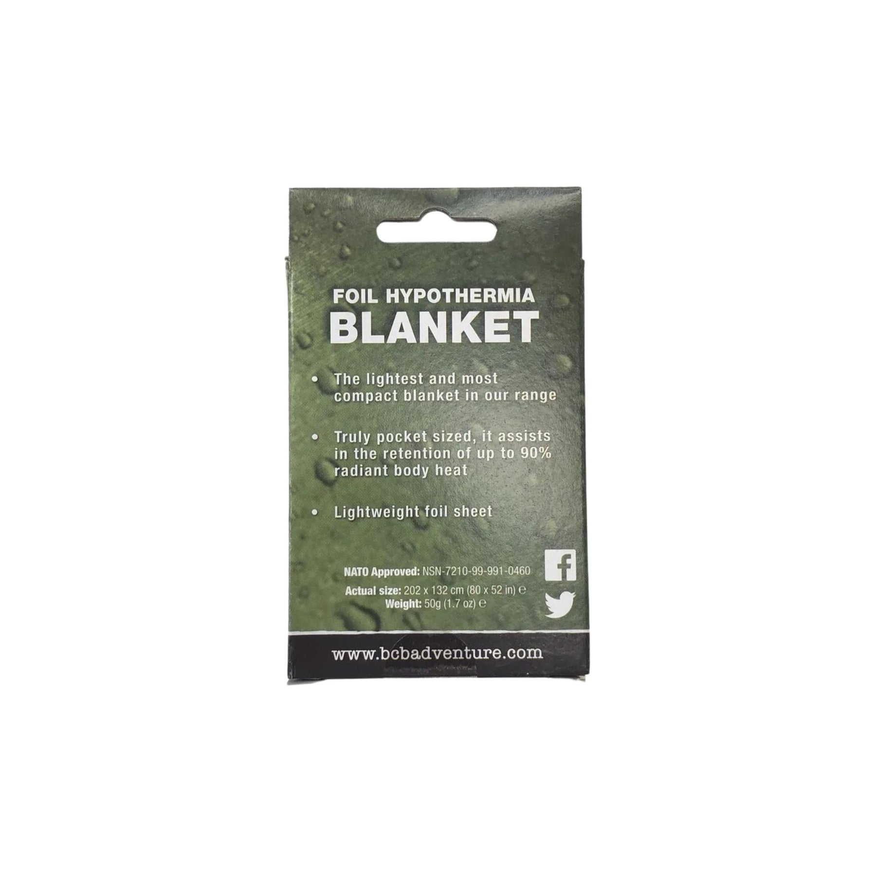 BCB | HYPOTHERMIA SPACE BLANKET - Coperta d'emergenza