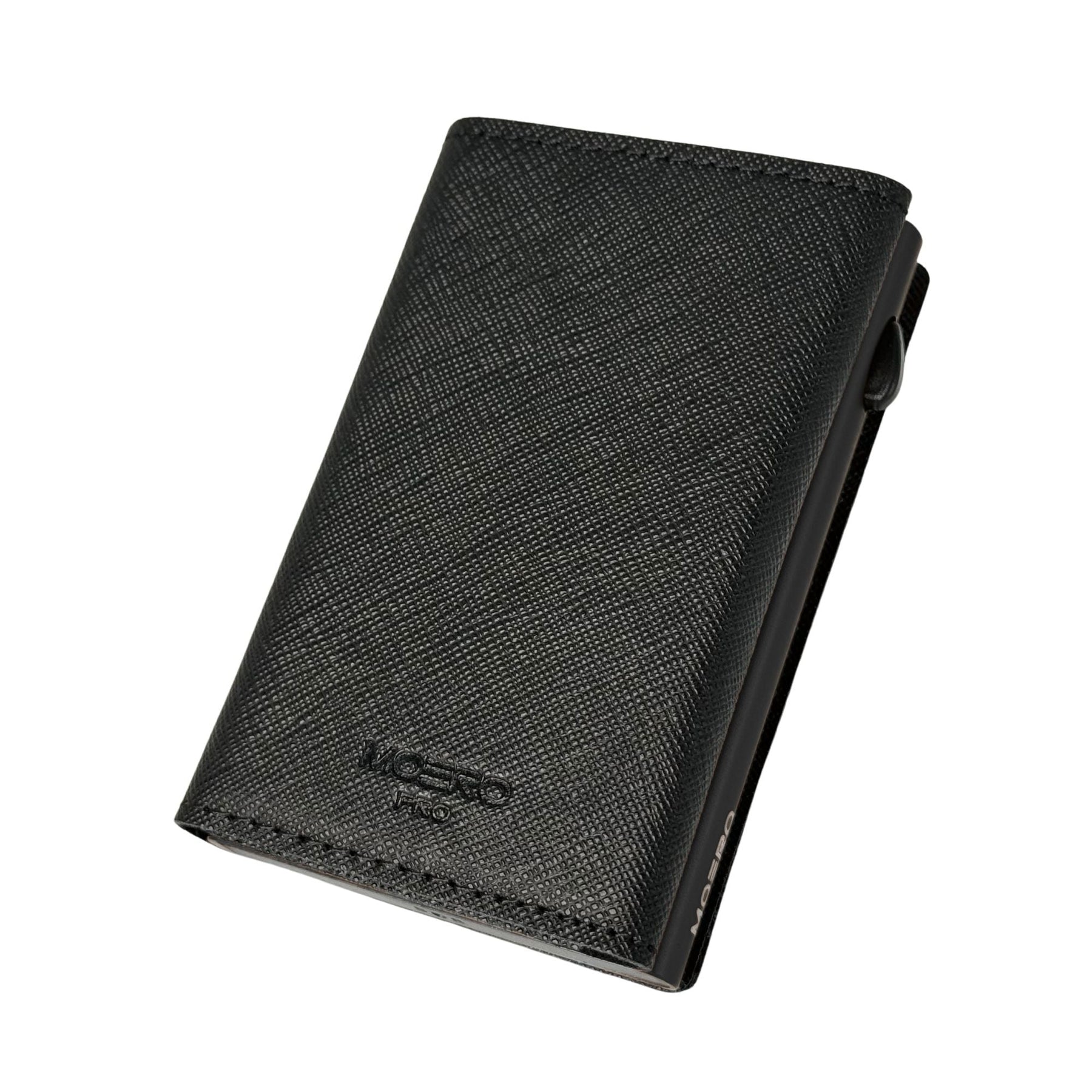 MOERO | PRO ZIP SAFFIANO BLACK - Portafoglio