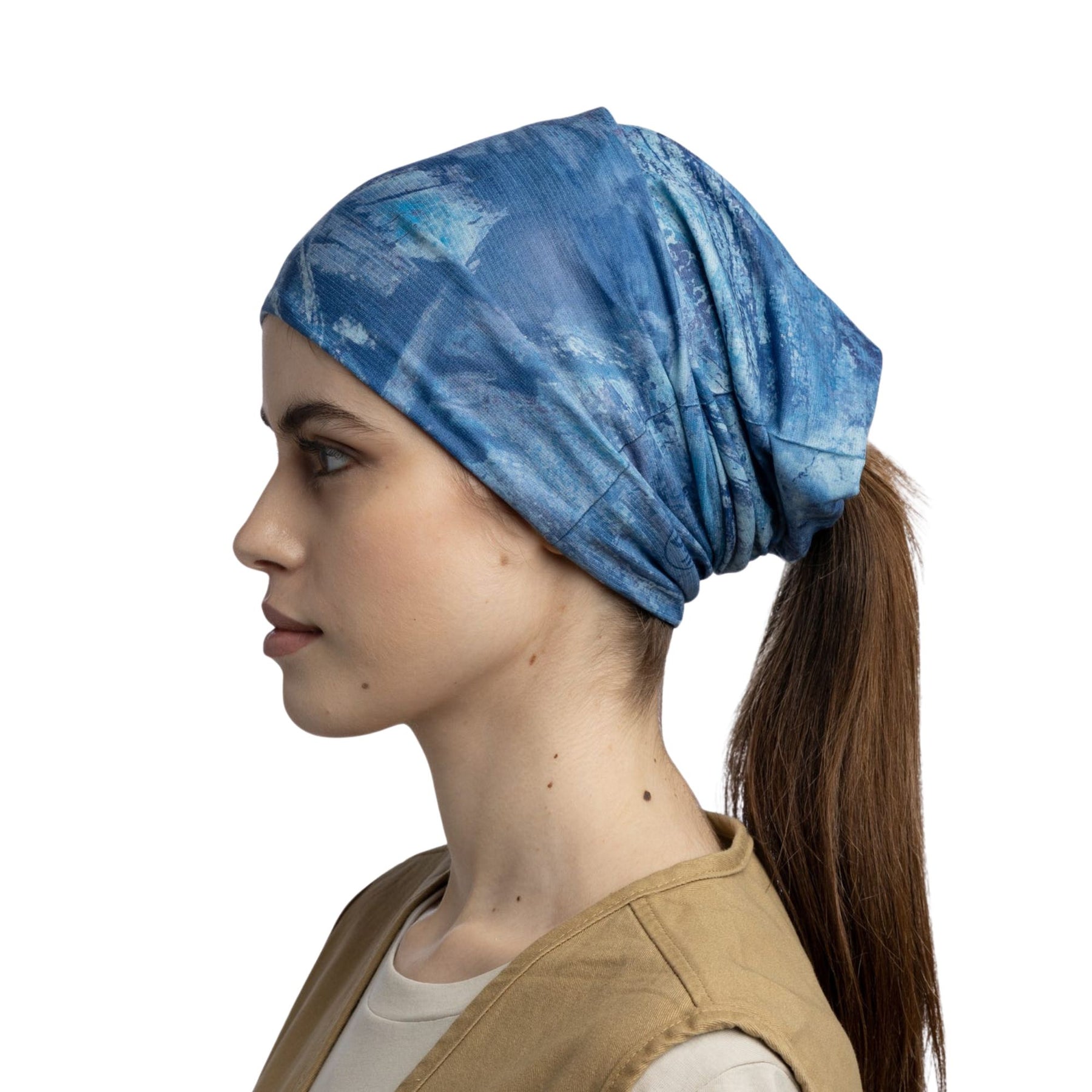 BUFF | COOLNET UV NECKWEAR - REAL TREE ASPECT OCEAN BLUE - Scaldacollo con protezione solare