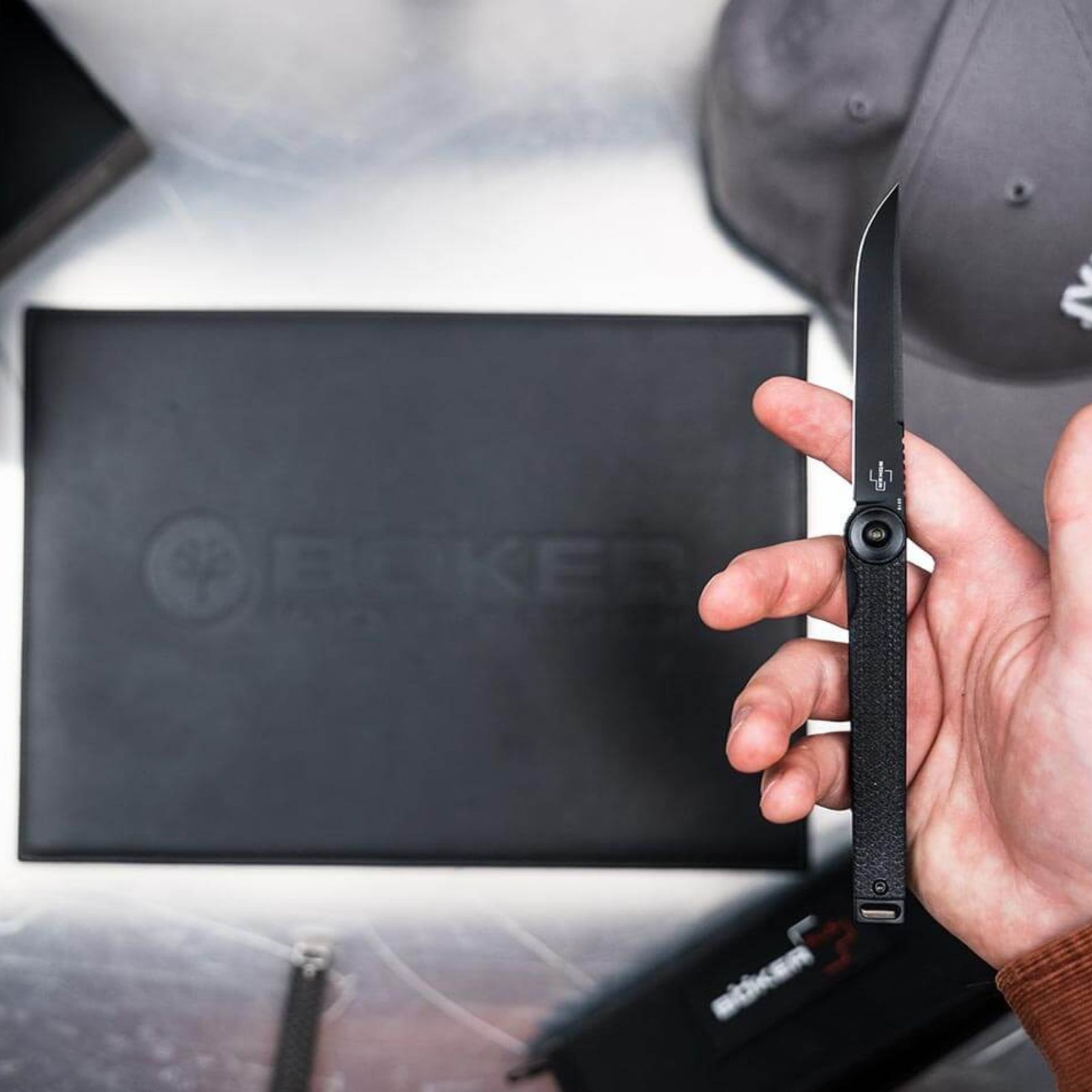 BOKER | KAIZEN ALL BLACK S35VN - Coltello chiudibile EDC