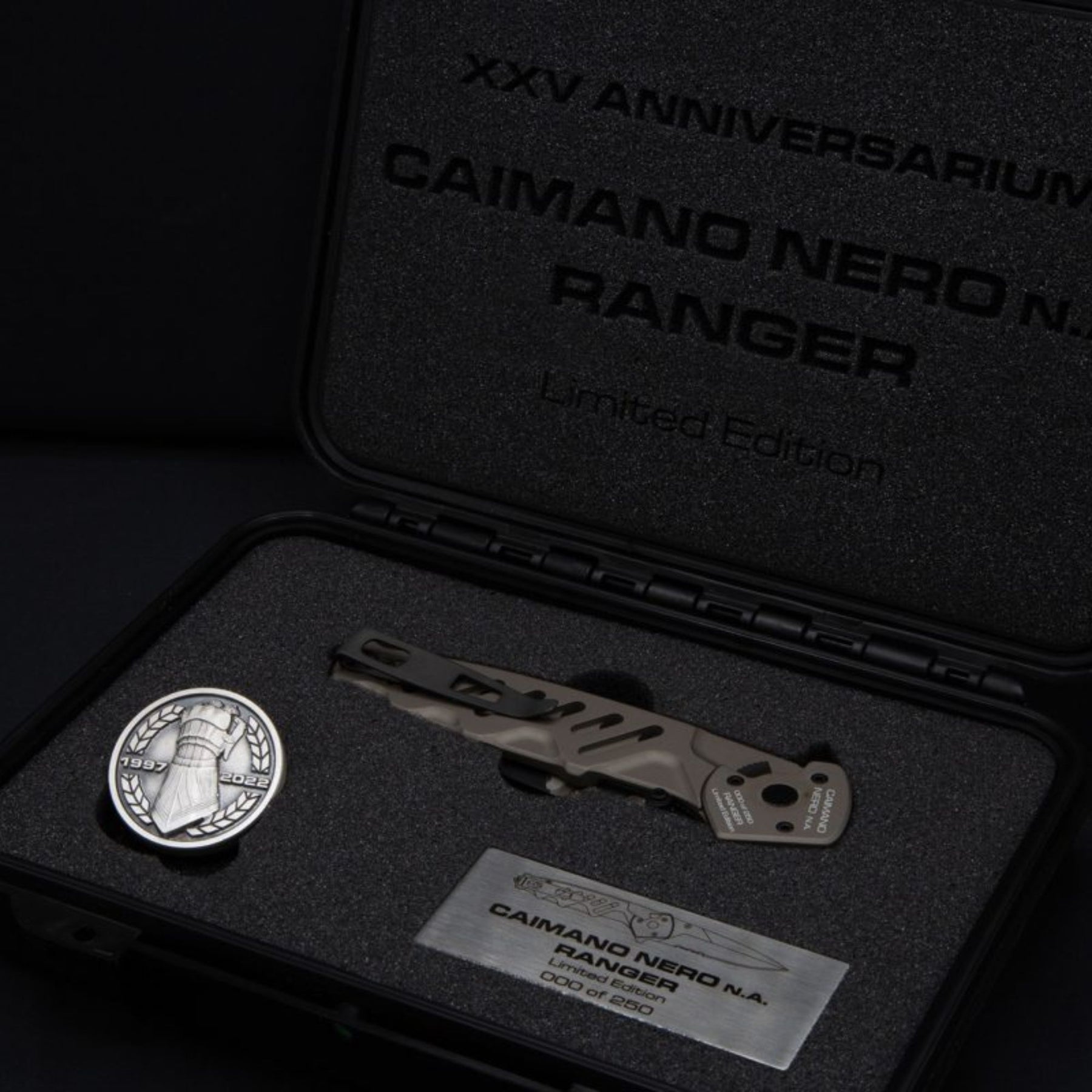 EXTREMA RATIO | CAIMANO NERO N.A. RANGER XXV ANNIVERSARIUM LIMITED EDITION