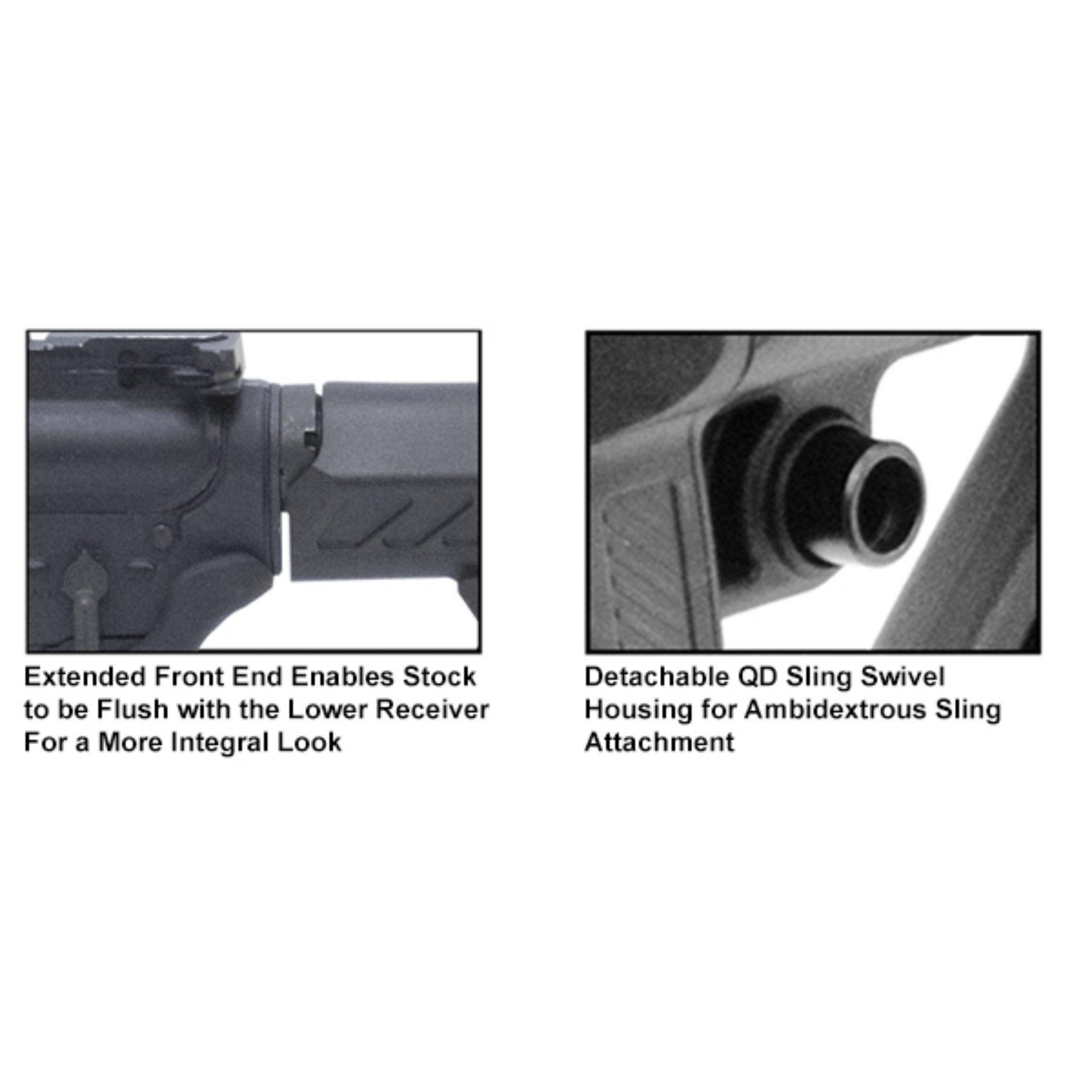 UTG | AR15 OPS READY S2 MIL-SPEC STOCK ONLY - Calcio AR-15 Mil-Spec