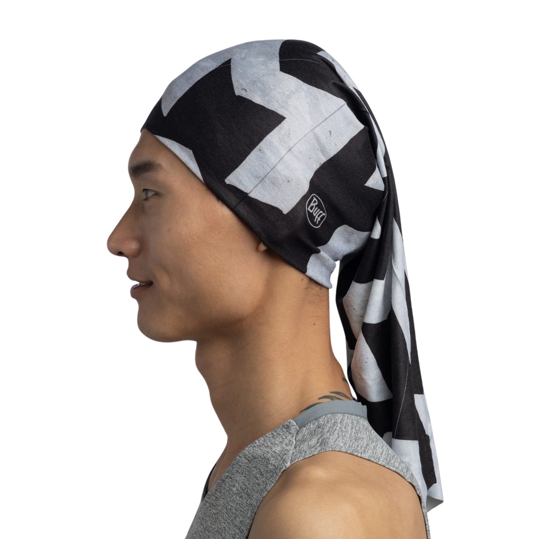 BUFF | COOLNET UV NECKWEAR - AKTIK BLACK - Scaldacollo con protezione solare