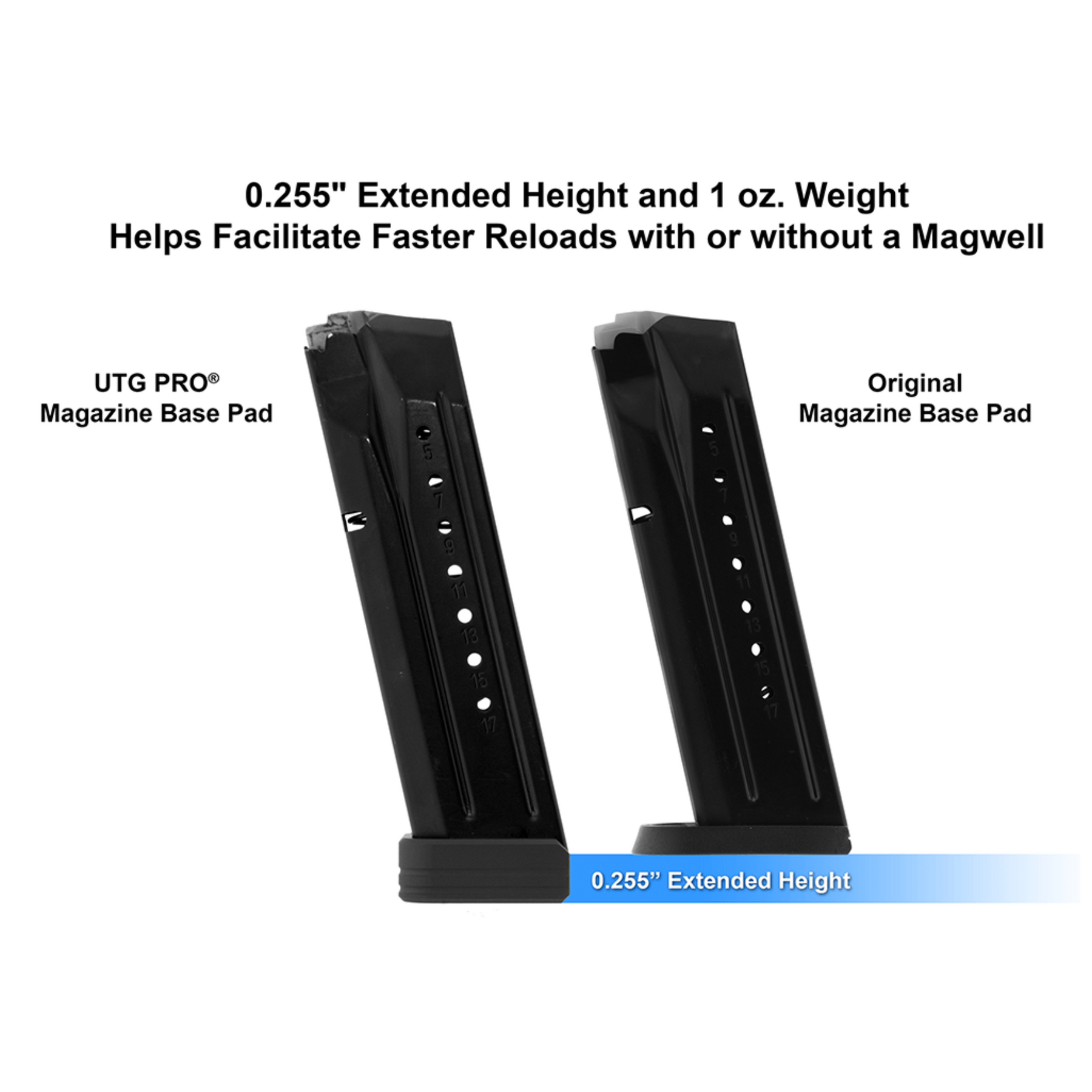 UTG | +0 BASE PAD FOR S&W M&P 9/40 - Pad per caricatore