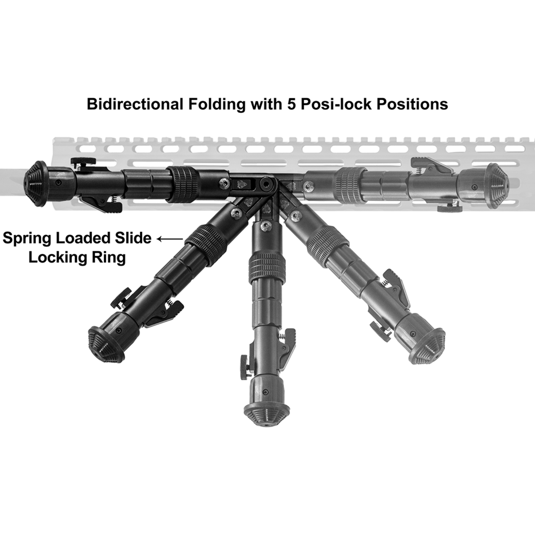 UTG | M-LOK RECON FLEX BIPOD - Bipiede M-LOK