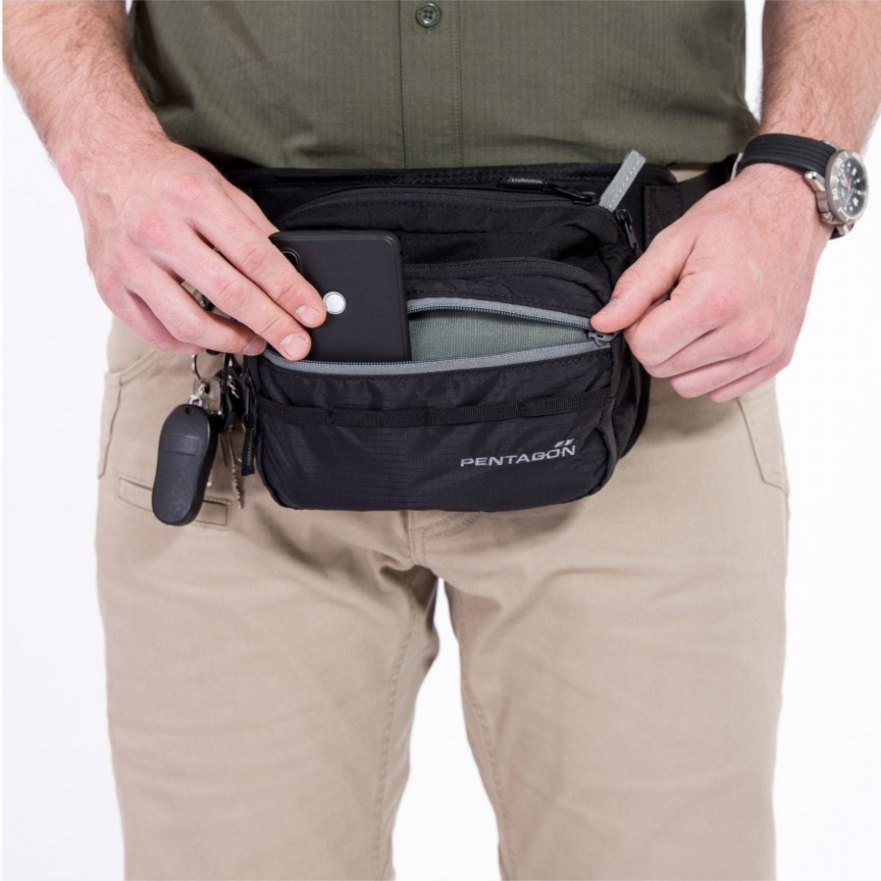PENTAGON | RUNNER POUCH - Marsupio da 3 L