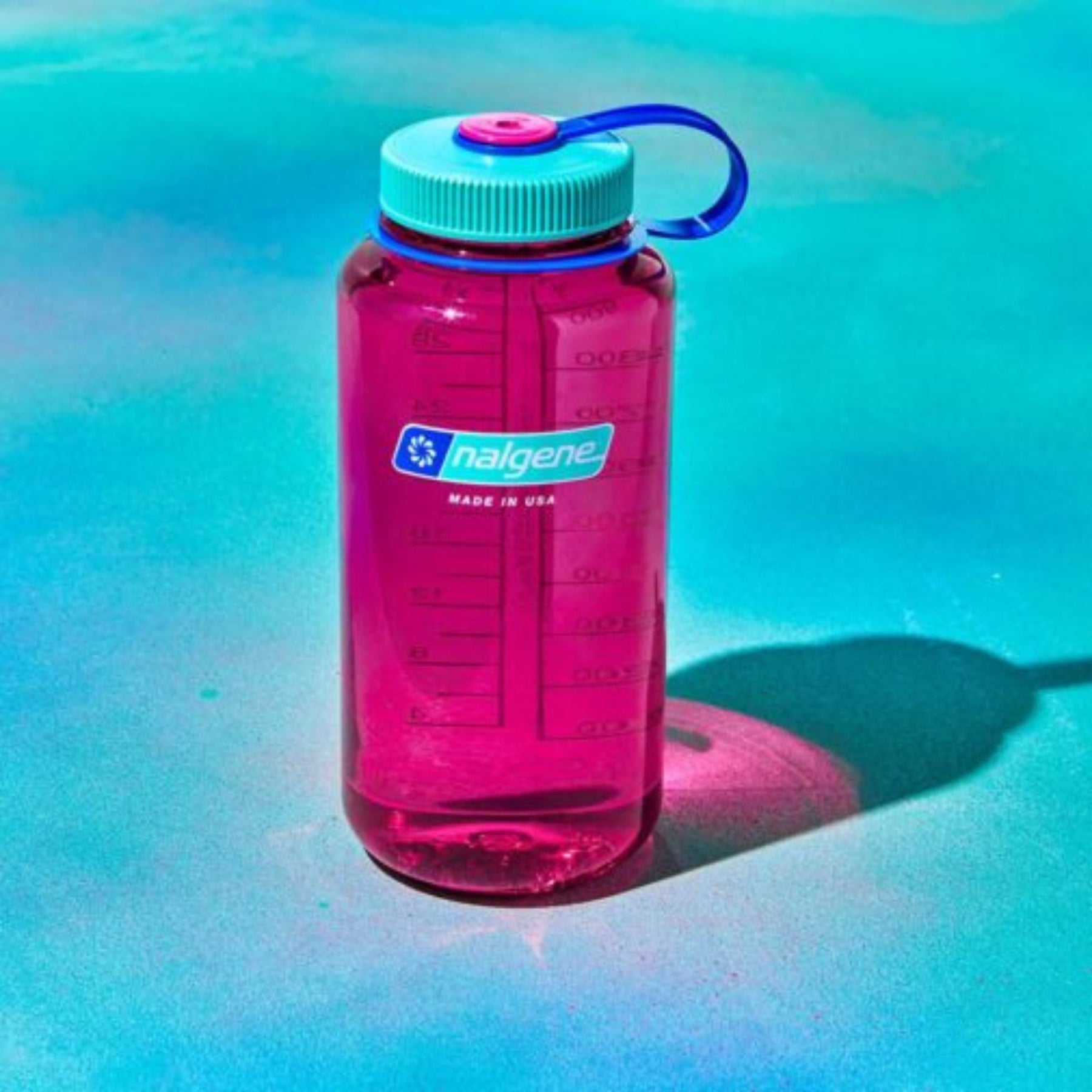 NALGENE | WIDE MOUTH SUSTAIN WATER BOTTLE Eletric Magenta- Borraccia a bocca larga 0.90 L